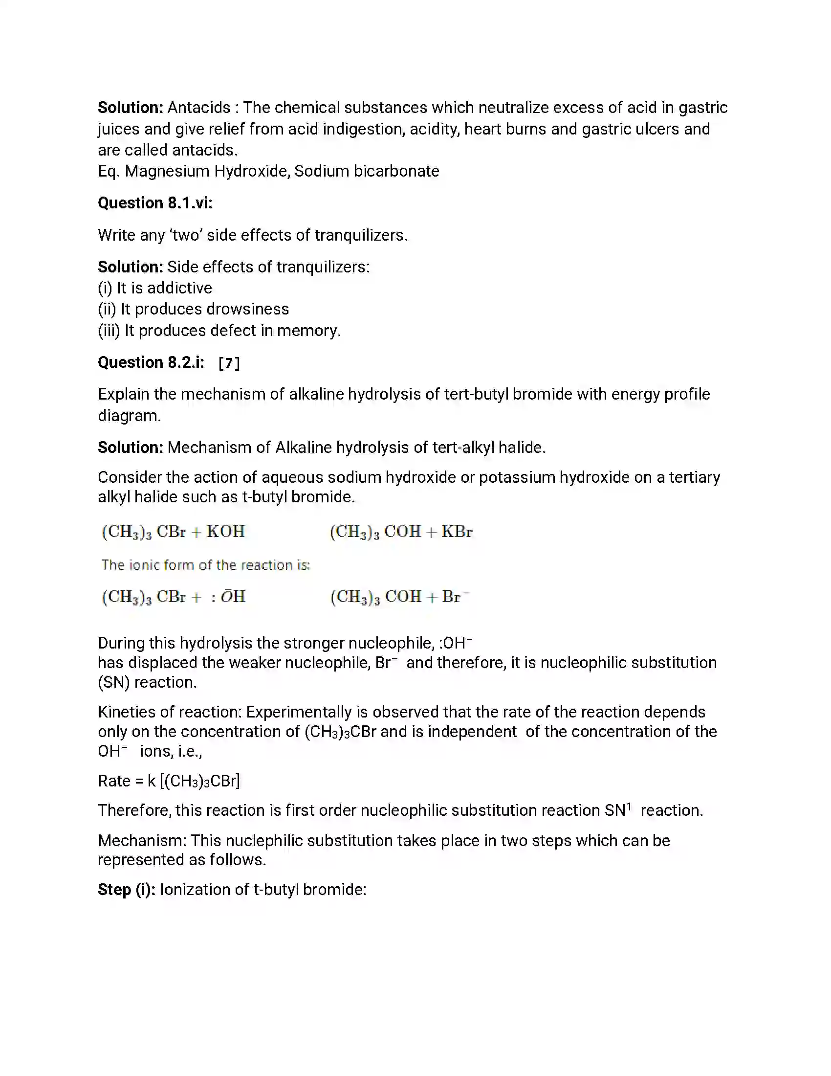 Maharashtra Board Class 12th 2017 Chemistry - March 2017 Previous Year Paper 25