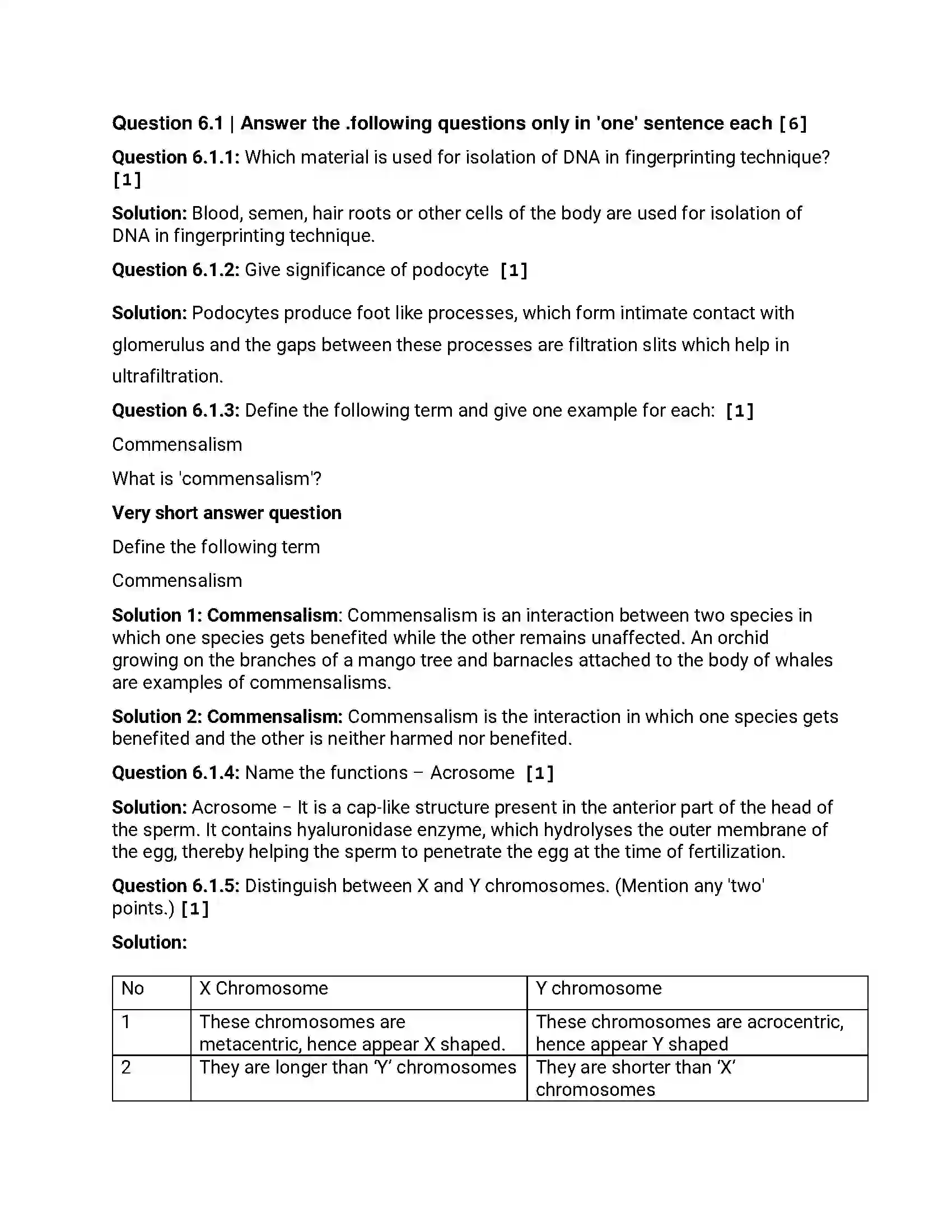 Maharashtra Board Class 12th 2017 Biology - March 2017 Previous Year Paper 15