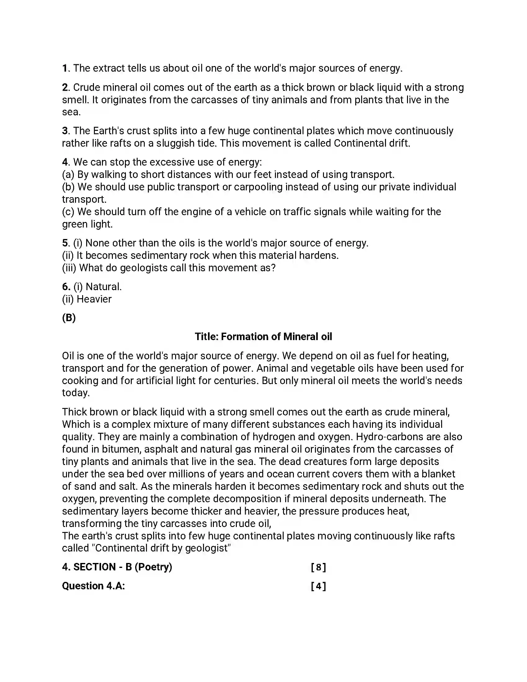 Maharashtra Board Class 12th 2017 English - March 2017 - Set-A Previous Year Paper 7