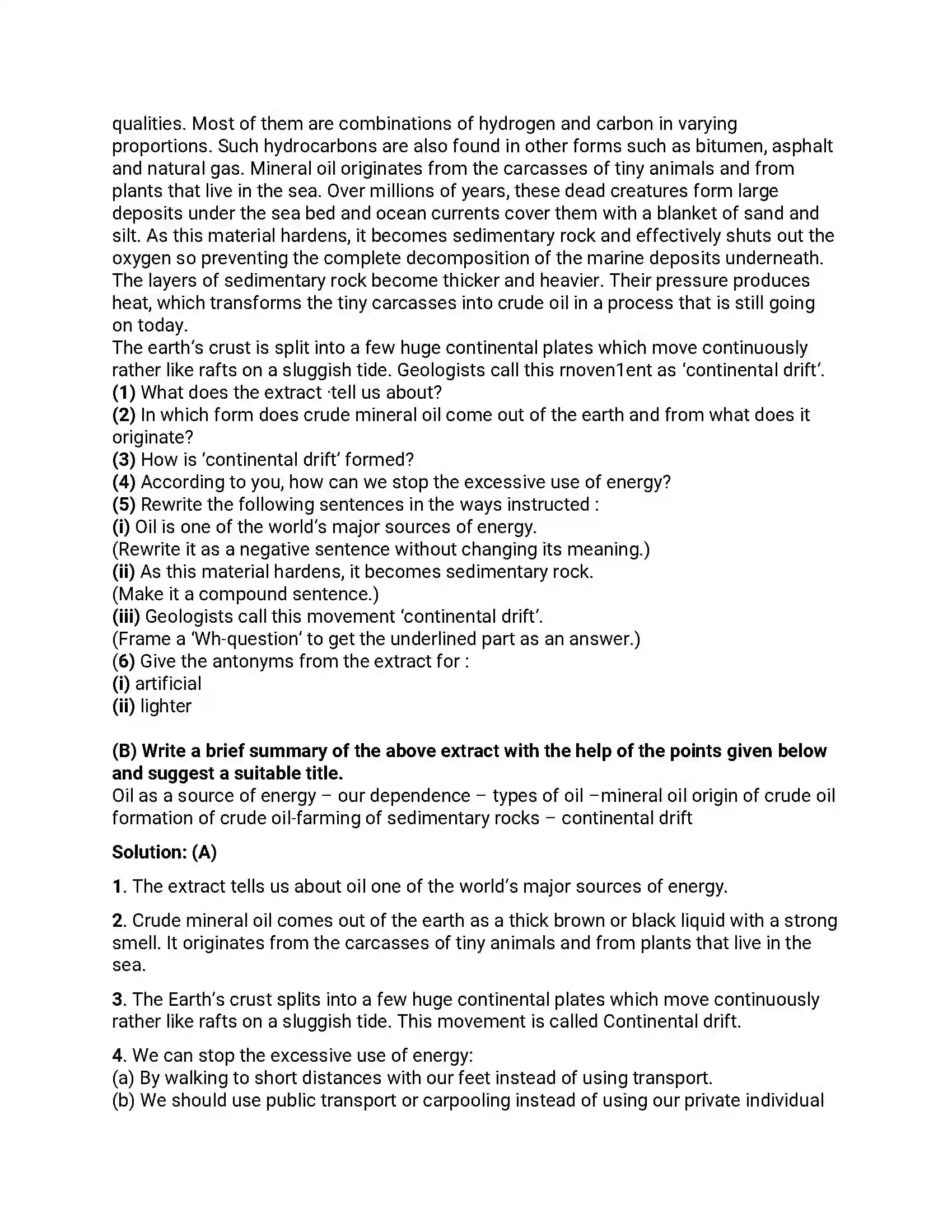Maharashtra Board Class 12th 2017 English - March 2017 - Set-B Previous Year Paper 6