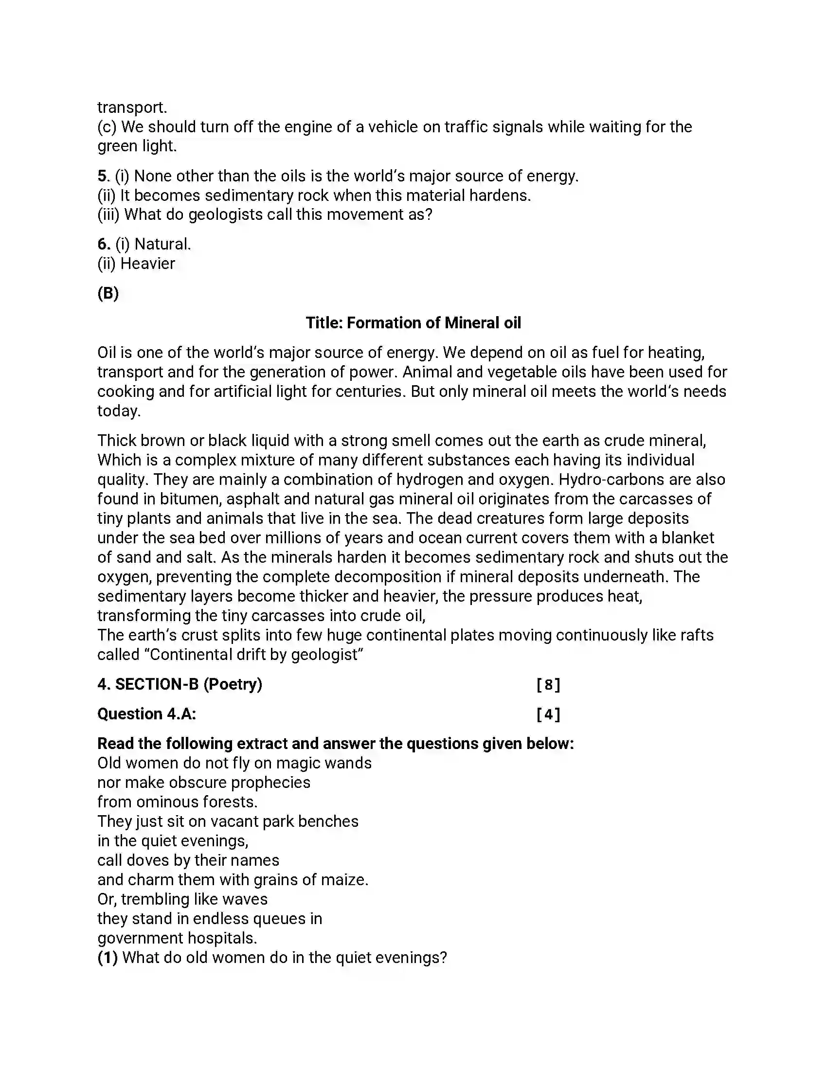 Maharashtra Board Class 12th 2017 English - March 2017 - Set-B Previous Year Paper 7