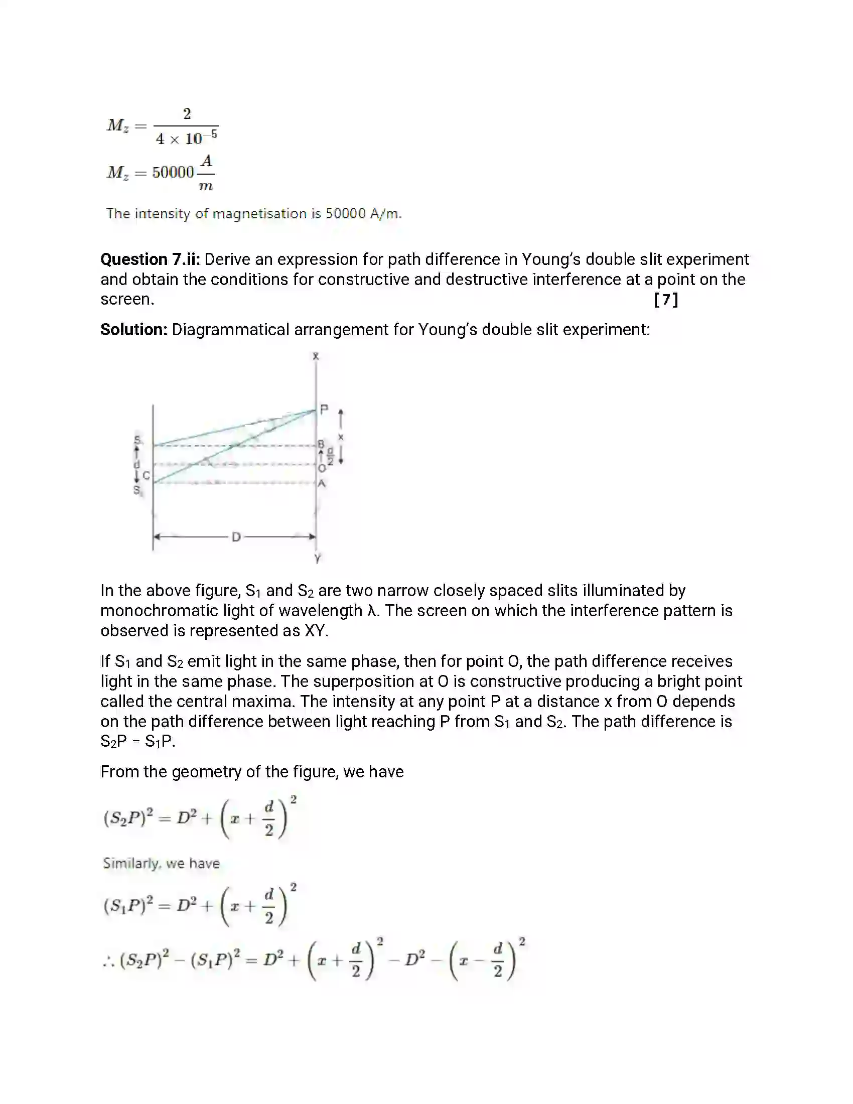 Maharashtra Board Class 12th 2017 Physics - Jul 2017 Previous Year Paper 31
