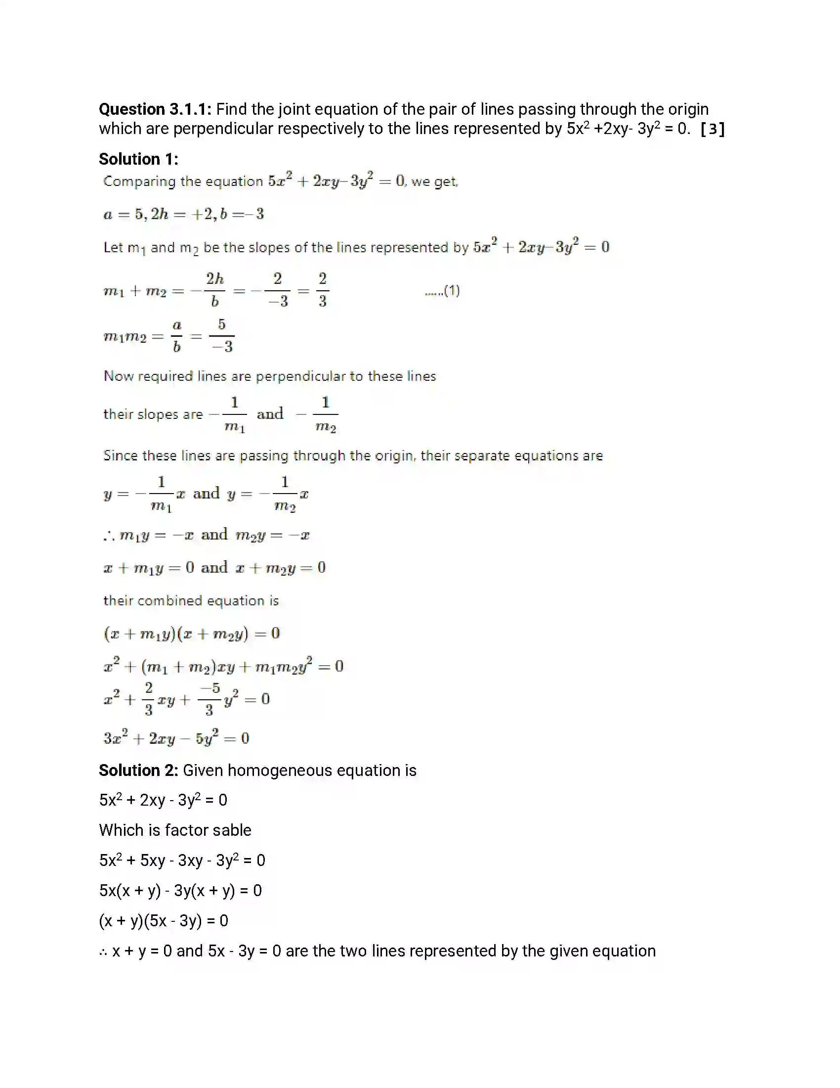Maharashtra Board Class 12th 2018 Mathematics & Statistics March - 2018 Previous Year Paper 11