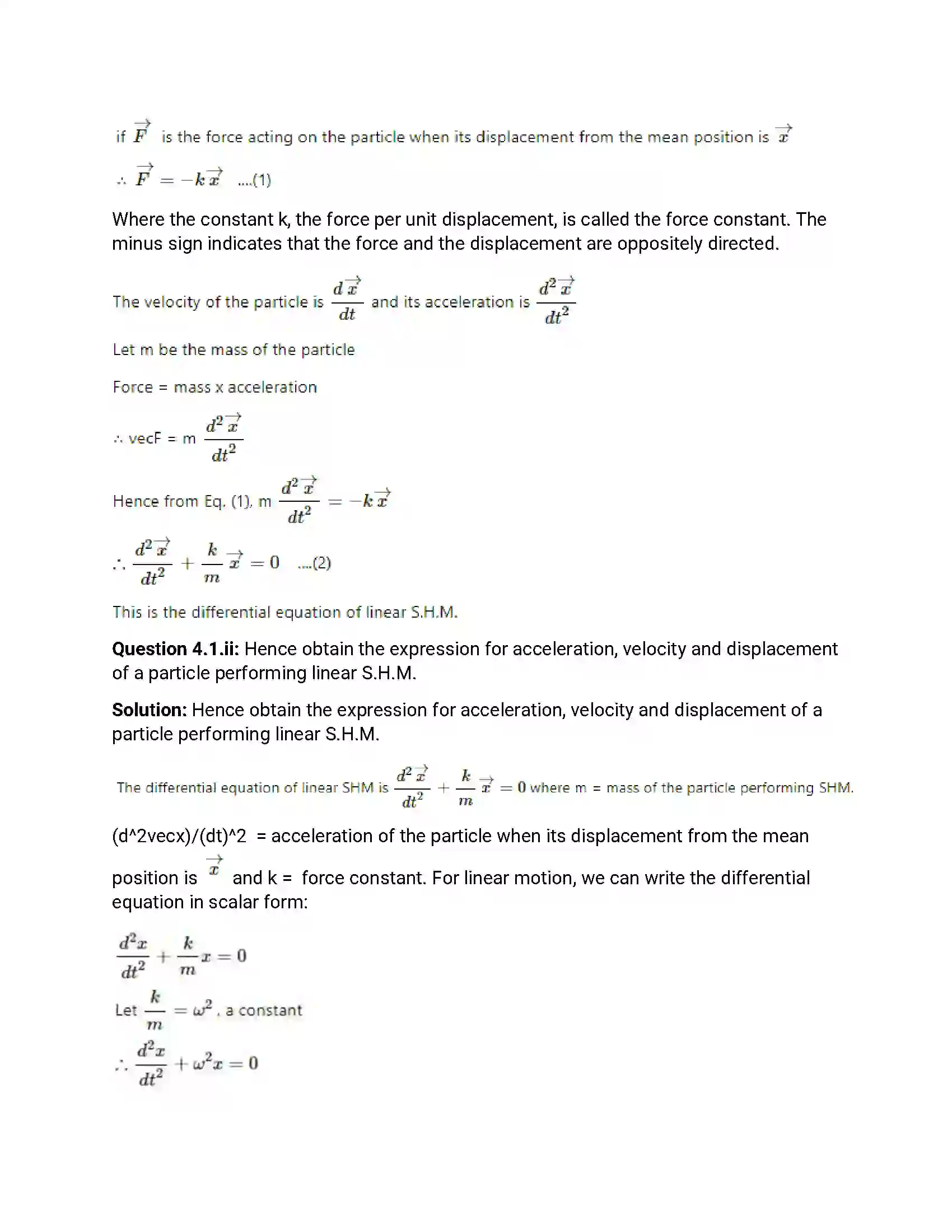 Maharashtra Board Class 12th 2018 Physics March - 2018 Previous Year Paper 11