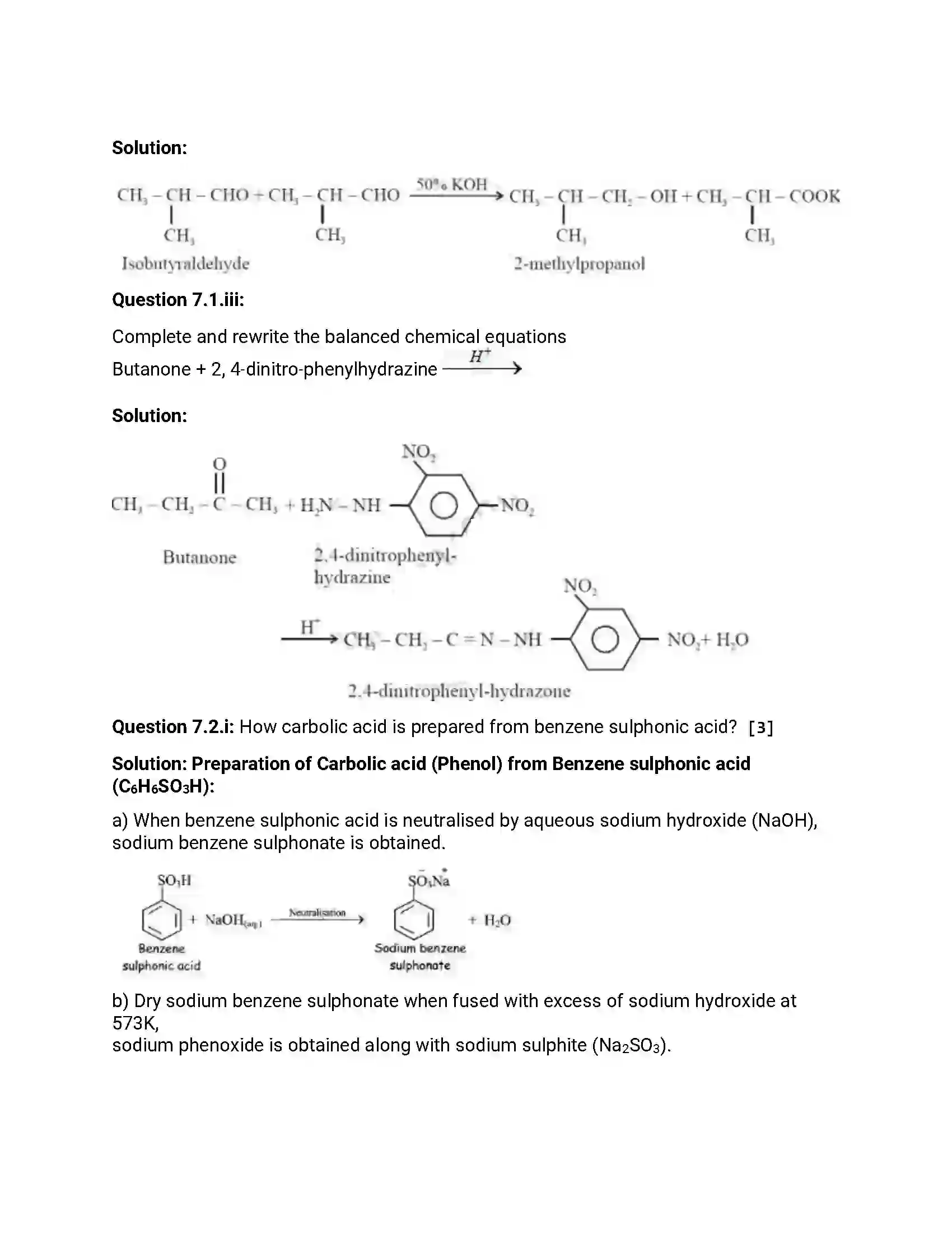 Maharashtra Board Class 12th 2018 Chemistry March - 2018 Previous Year Paper 18