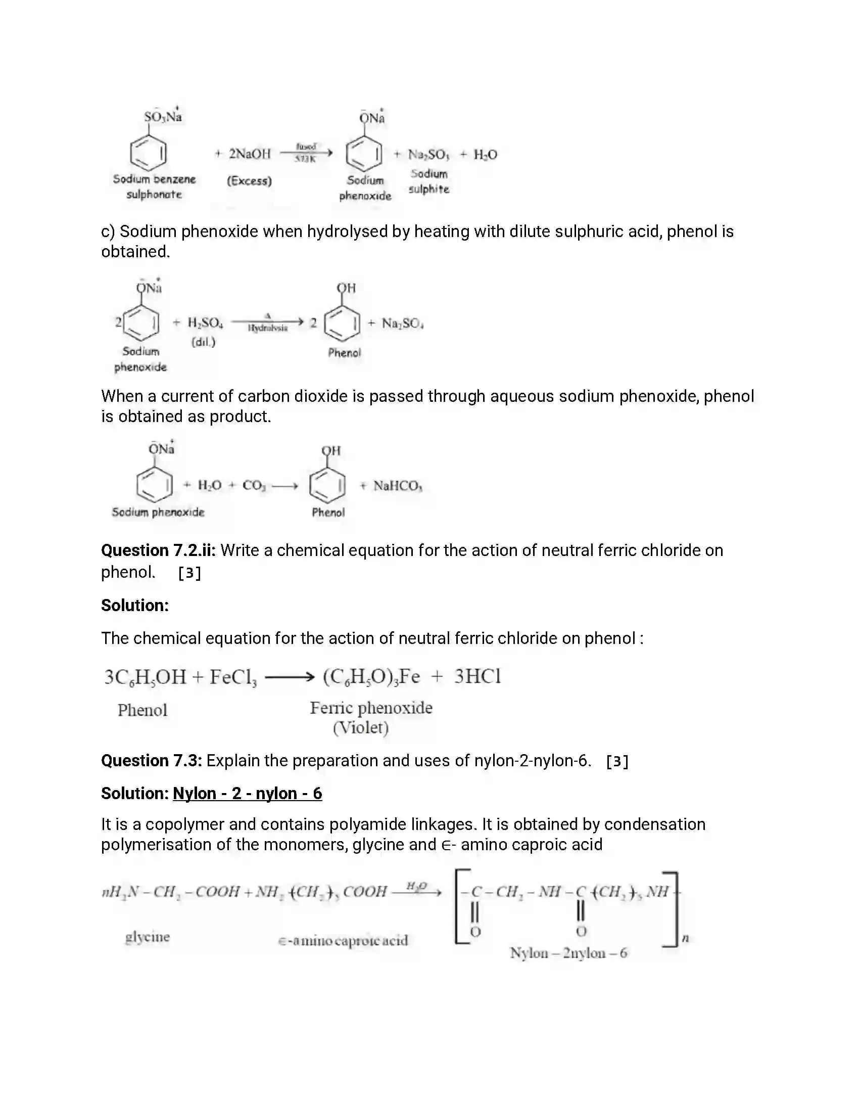 Maharashtra Board Class 12th 2018 Chemistry March - 2018 Previous Year Paper 19