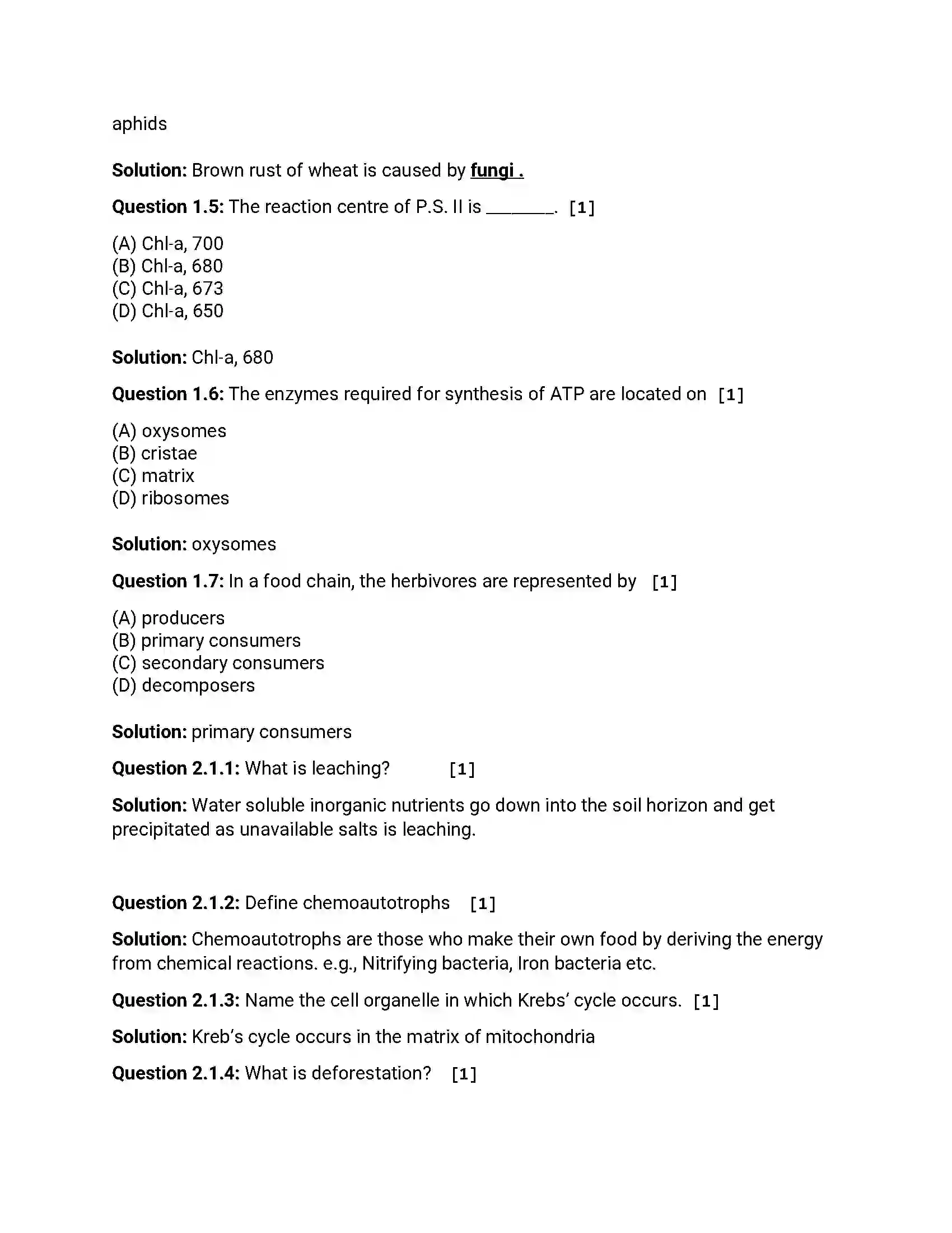 Maharashtra Board Class 12th 2018 Biology March - 2018 Previous Year Paper 2