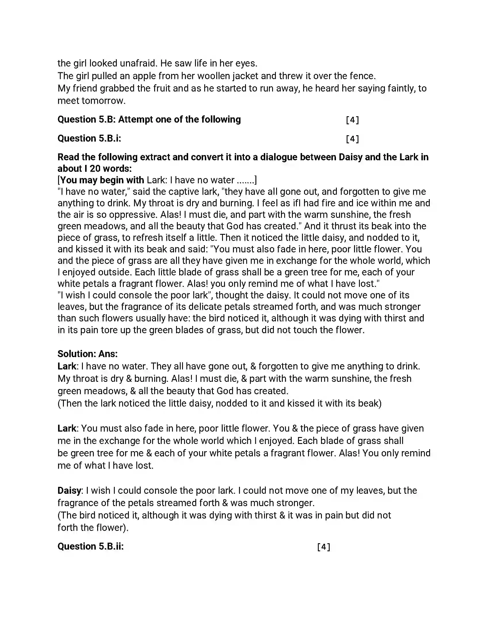 Maharashtra Board Class 12th 2018 English - March 2018 - Set-B Previous Year Paper 10