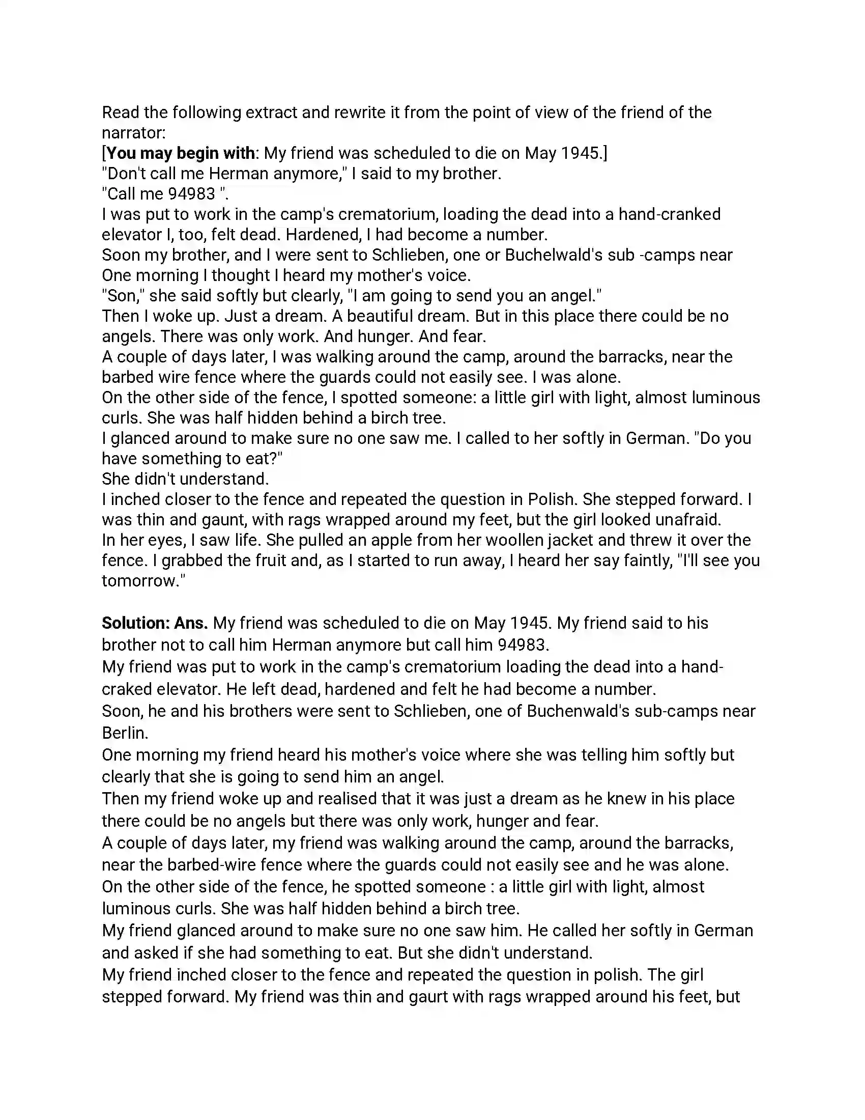 Maharashtra Board Class 12th 2018 English - March 2018 - Set-B Previous Year Paper 9