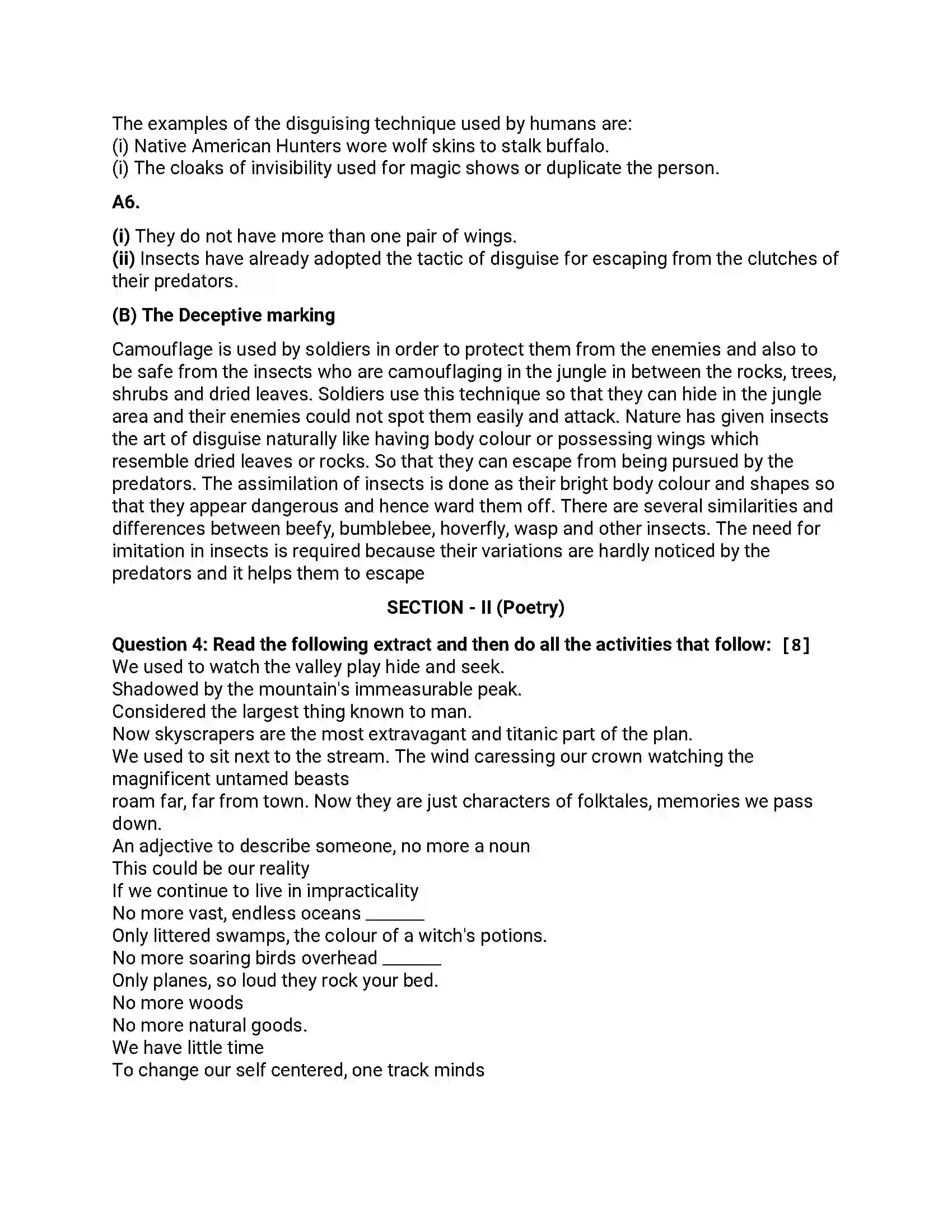 Maharashtra Board Class 12th 2019 English - Feb 2019 - Set-D Previous Year Paper 10