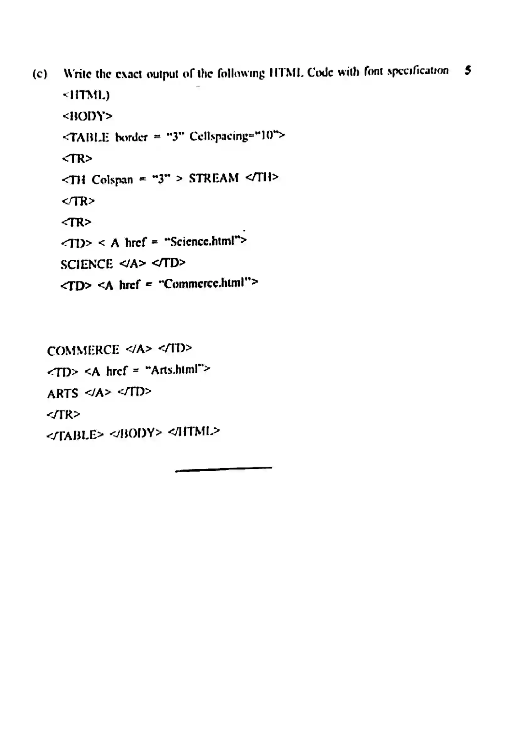 Maharashtra Board Class 12th 2022 Computer Science Previous Year Paper 4