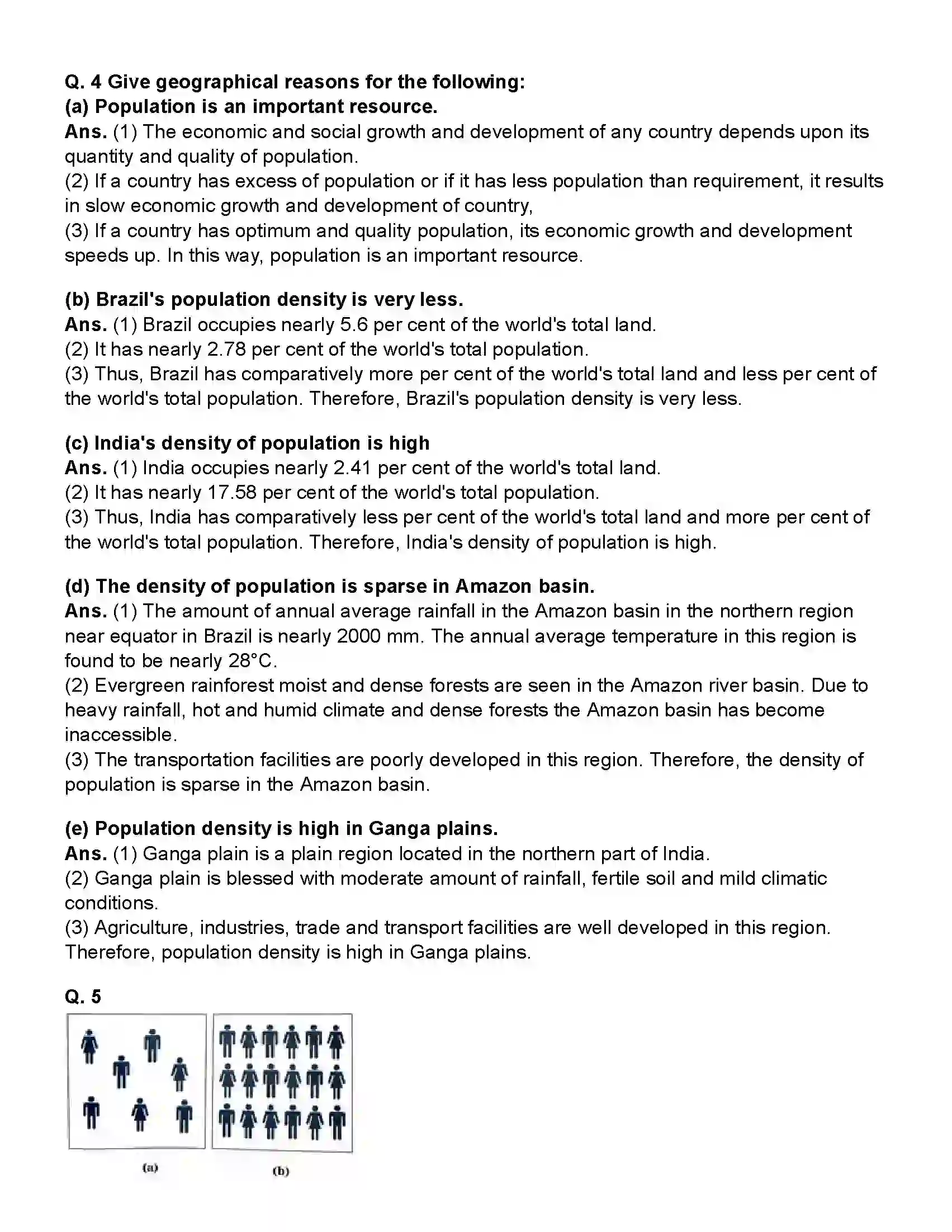 Maharashtra Board Class 10th Geography Population Revision Note 3
