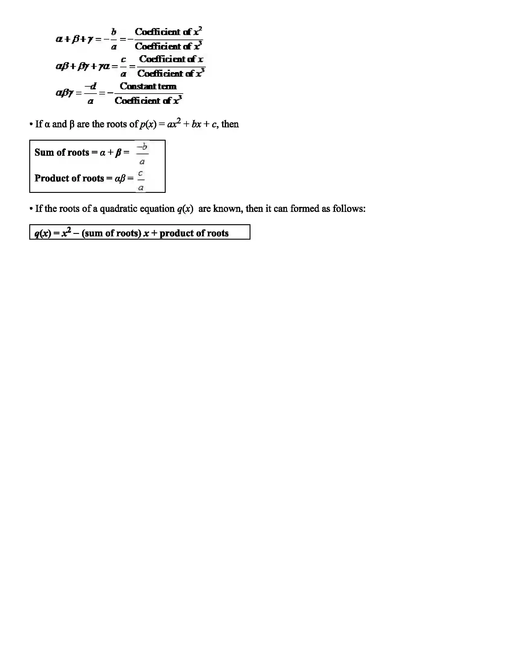 Maharashtra Board Class 10th Mathematics Quadratic Equations Revision Note 7