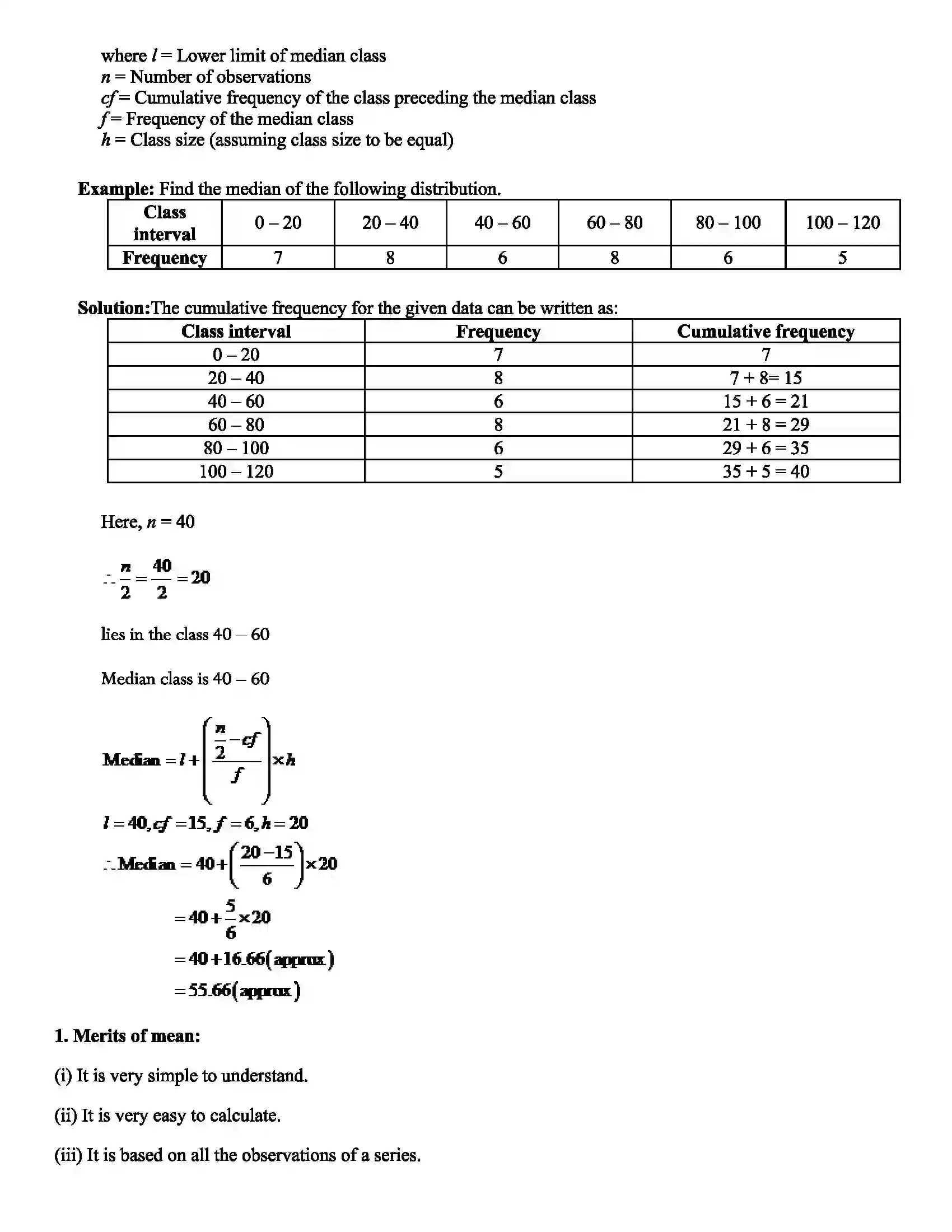 Maharashtra Board Class 10th Mathematics Statistics Revision Note 5