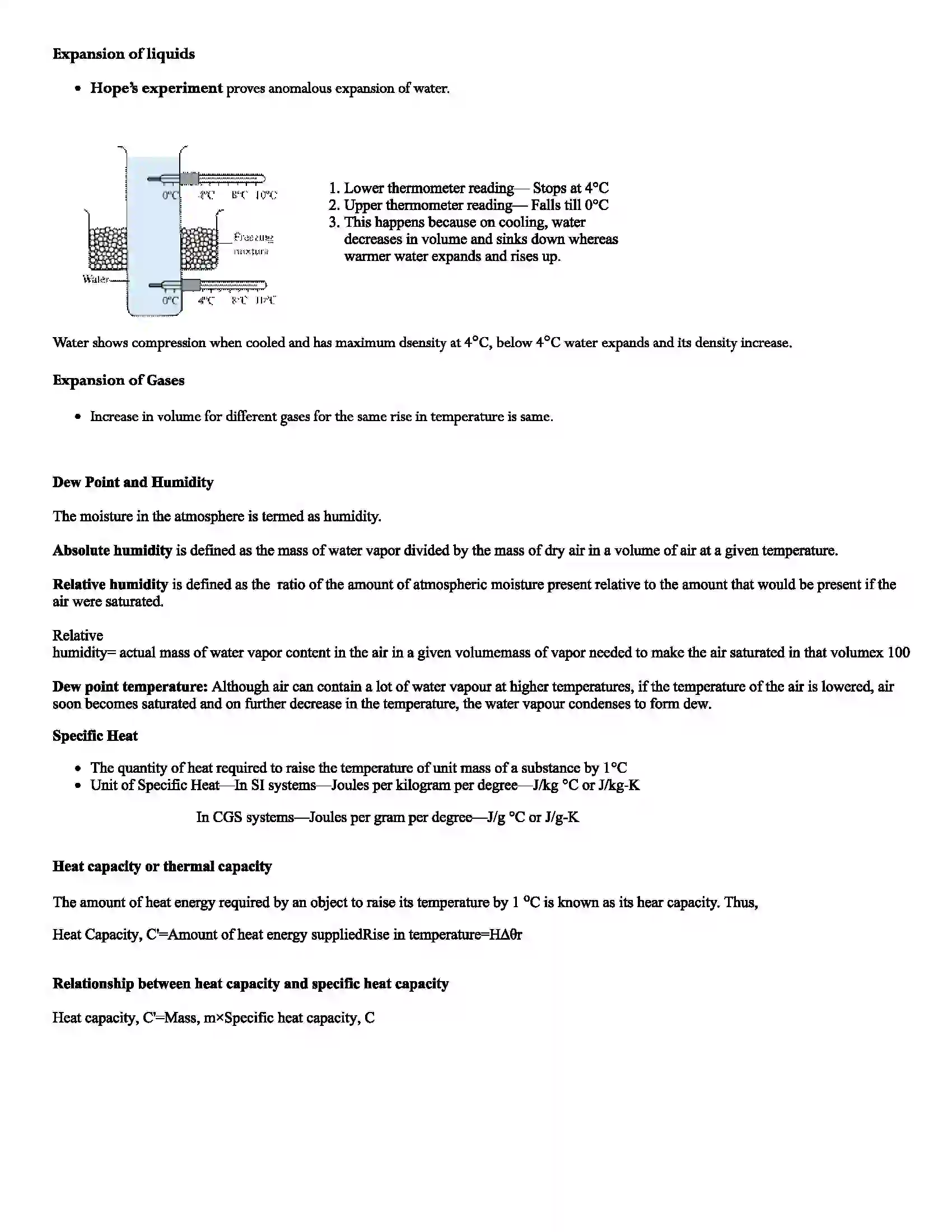 Maharashtra Board Class 10th Science Heat Revision Note 2
