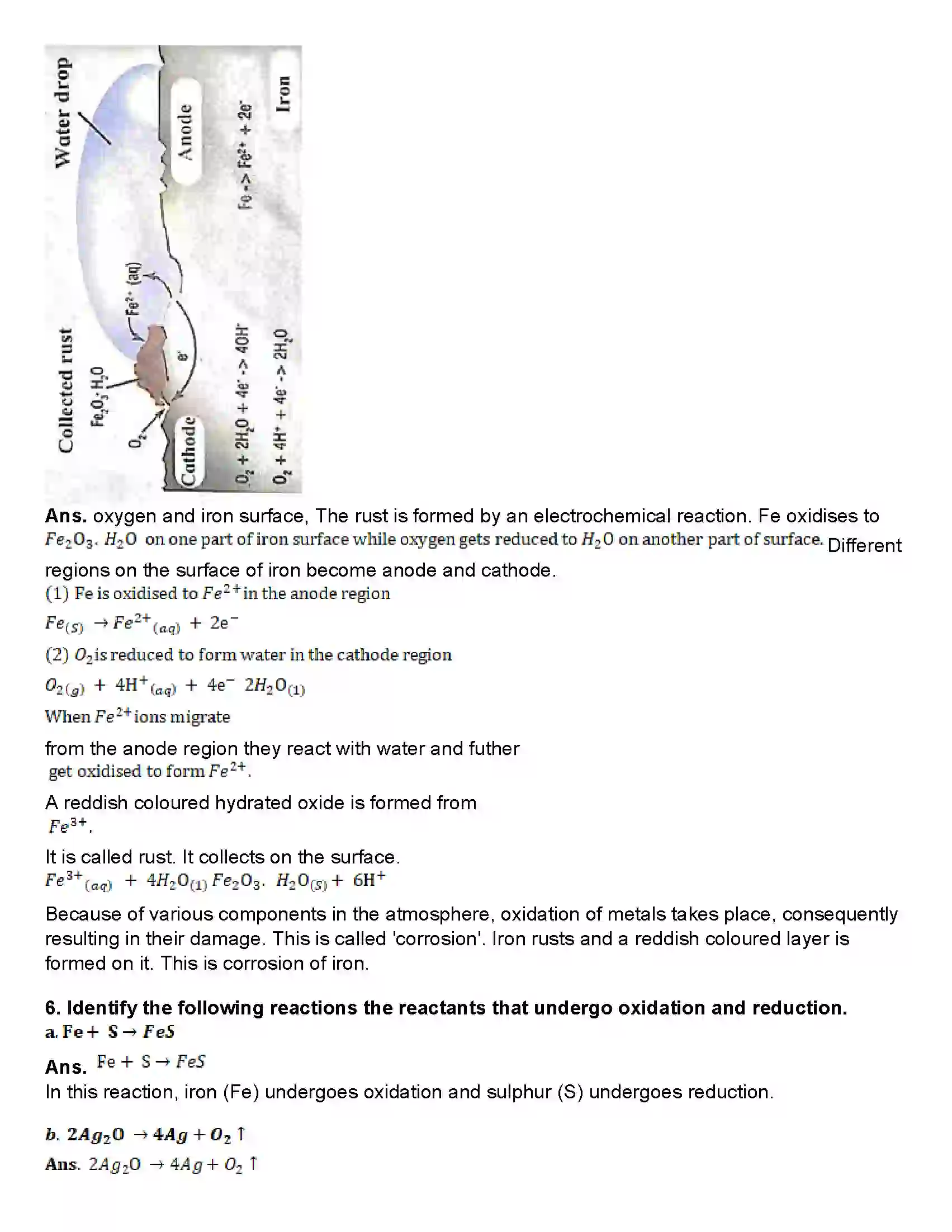 Maharashtra Board Class 10th Science Part - 1 Chemical Reactions and Equations Revision Note 6