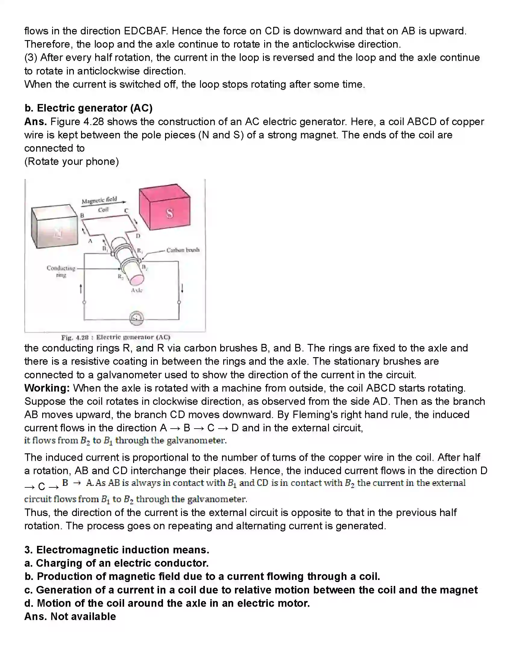 Maharashtra Board Class 10th Science Part - 1 Effects of Electric Current Revision Note 2