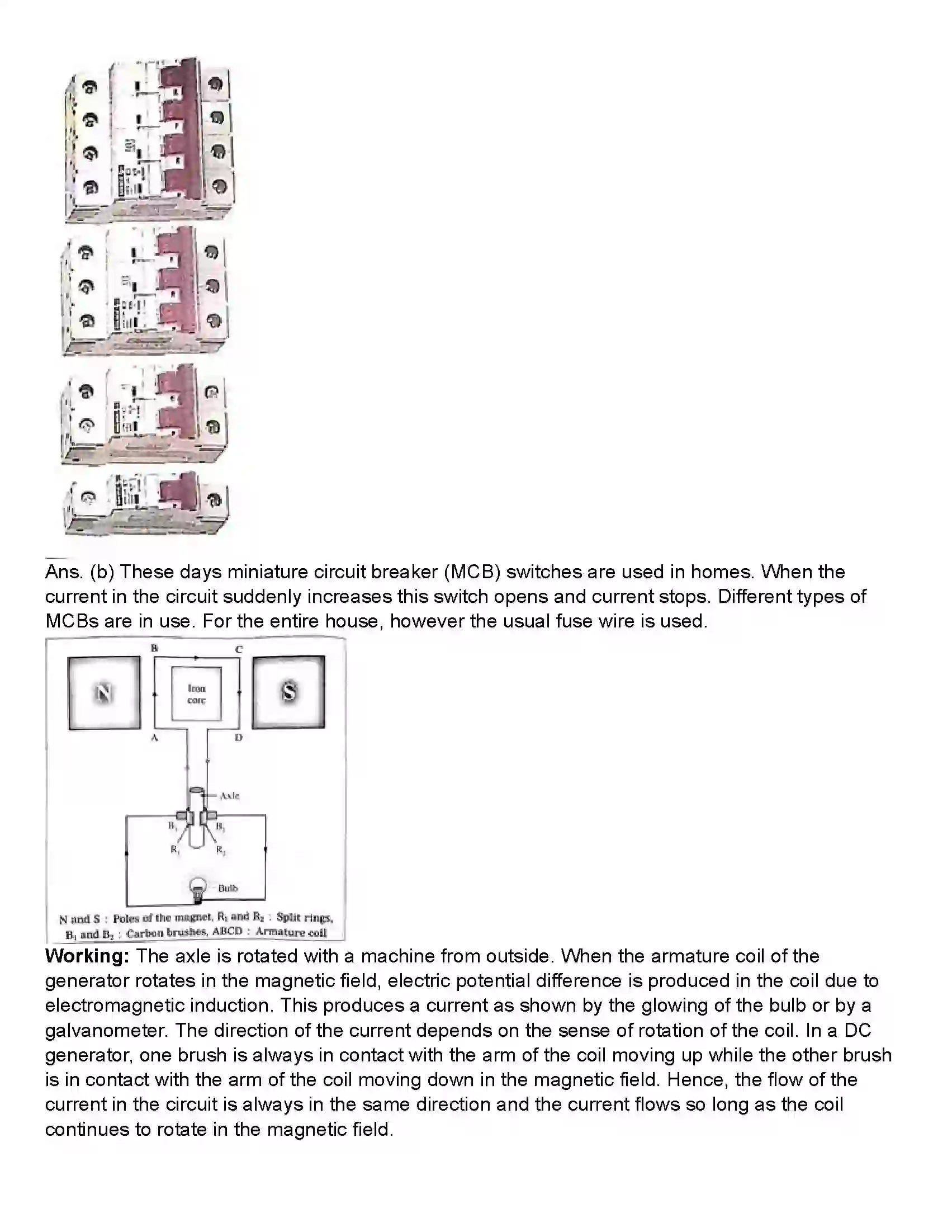 Maharashtra Board Class 10th Science Part - 1 Effects of Electric Current Revision Note 8