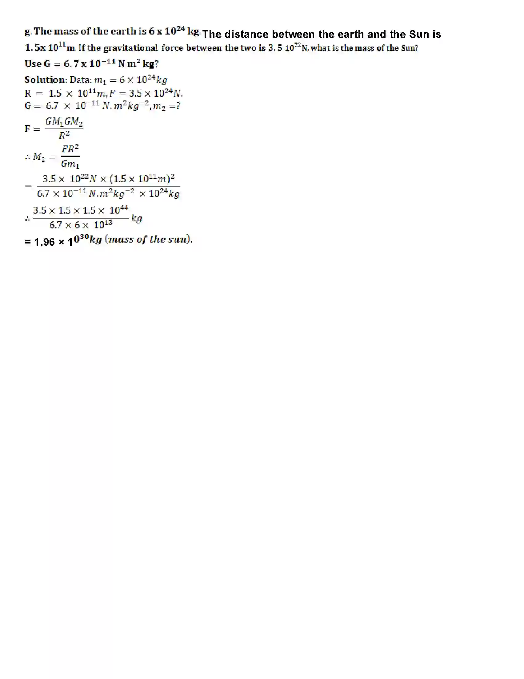 Maharashtra Board Class 10th Science Part - 1 Gravitation Revision Note 7