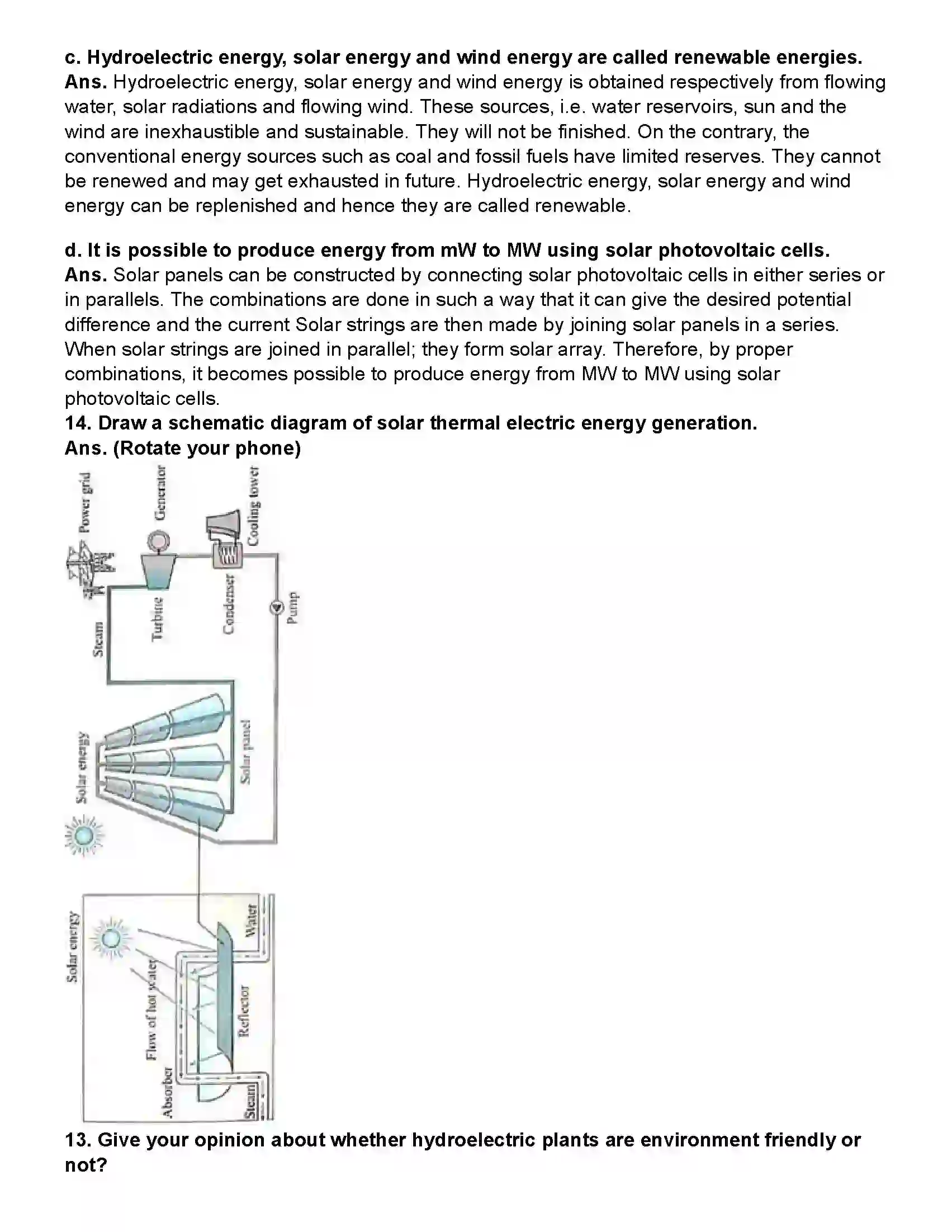 Maharashtra Board Class 10th Science Part - 2 Towards Green Energy Revision Note 9