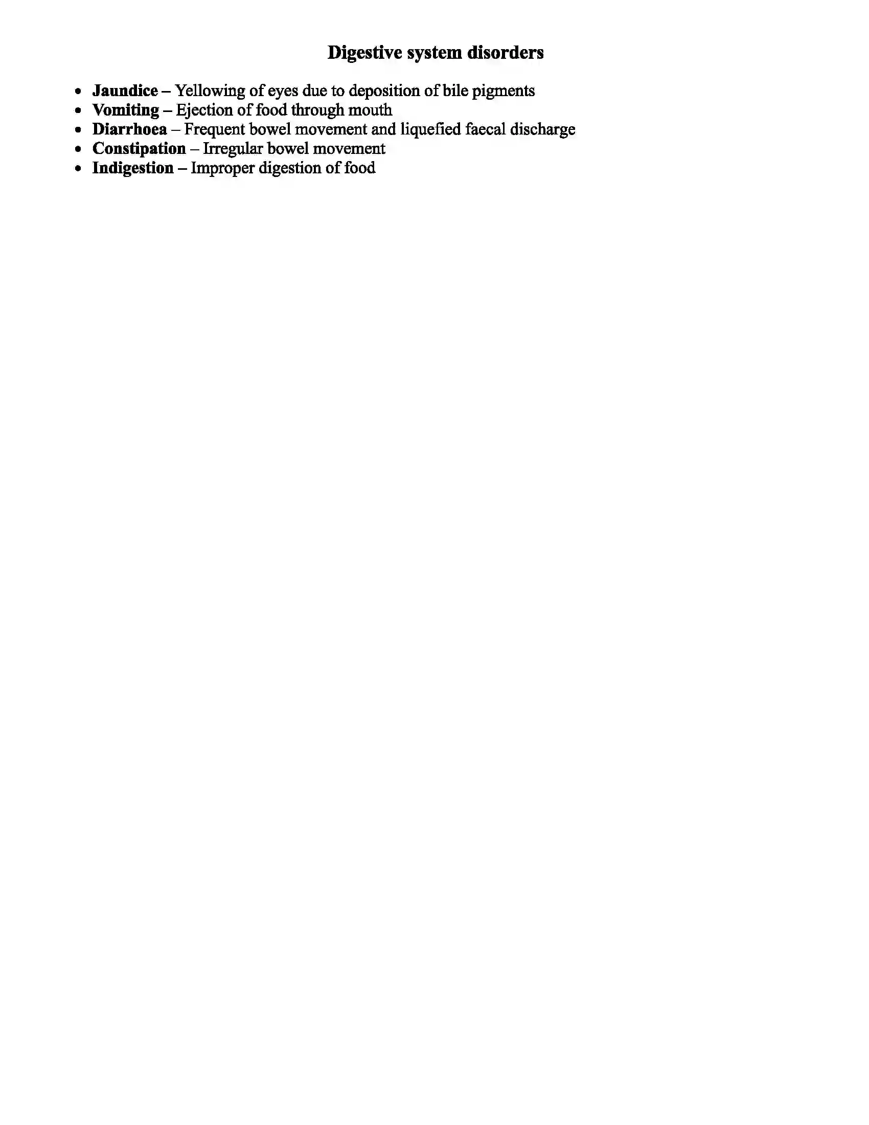 Maharashtra Board Class 11th Biology Human Nutrition Revision Note 4
