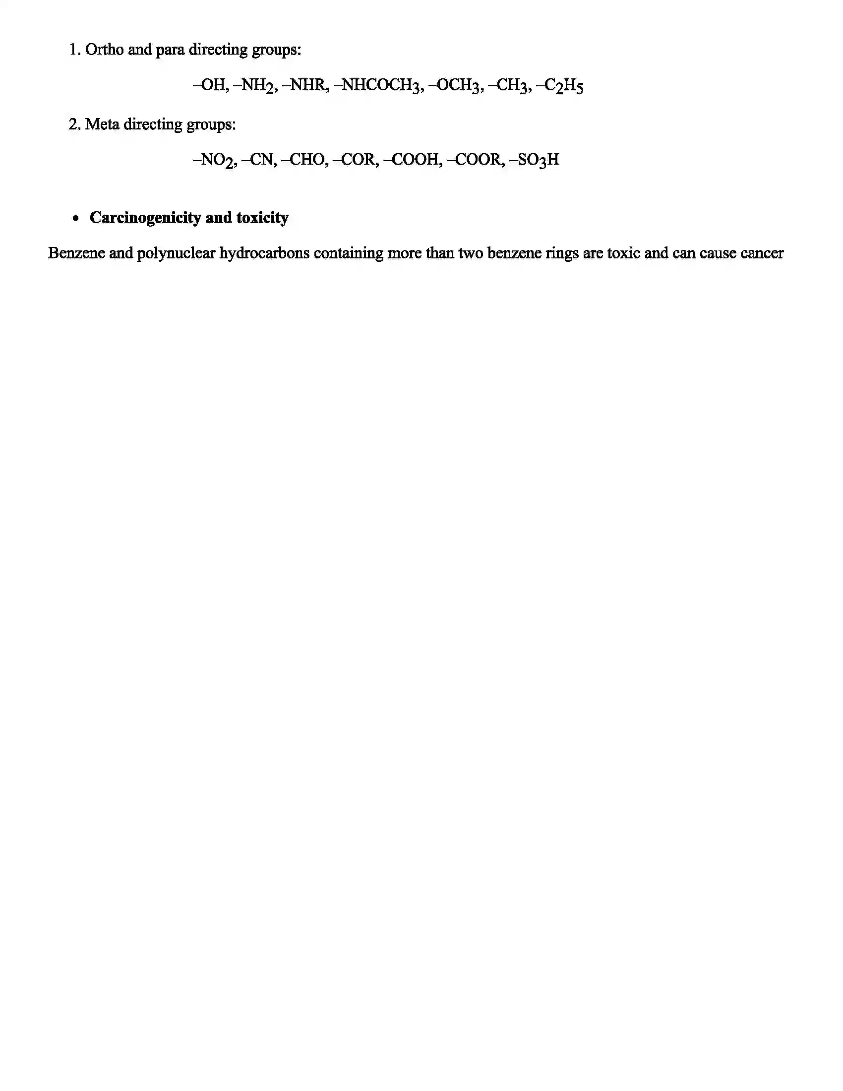 Maharashtra Board Class 11th Chemistry Aromatic Compounds Revision Note 3