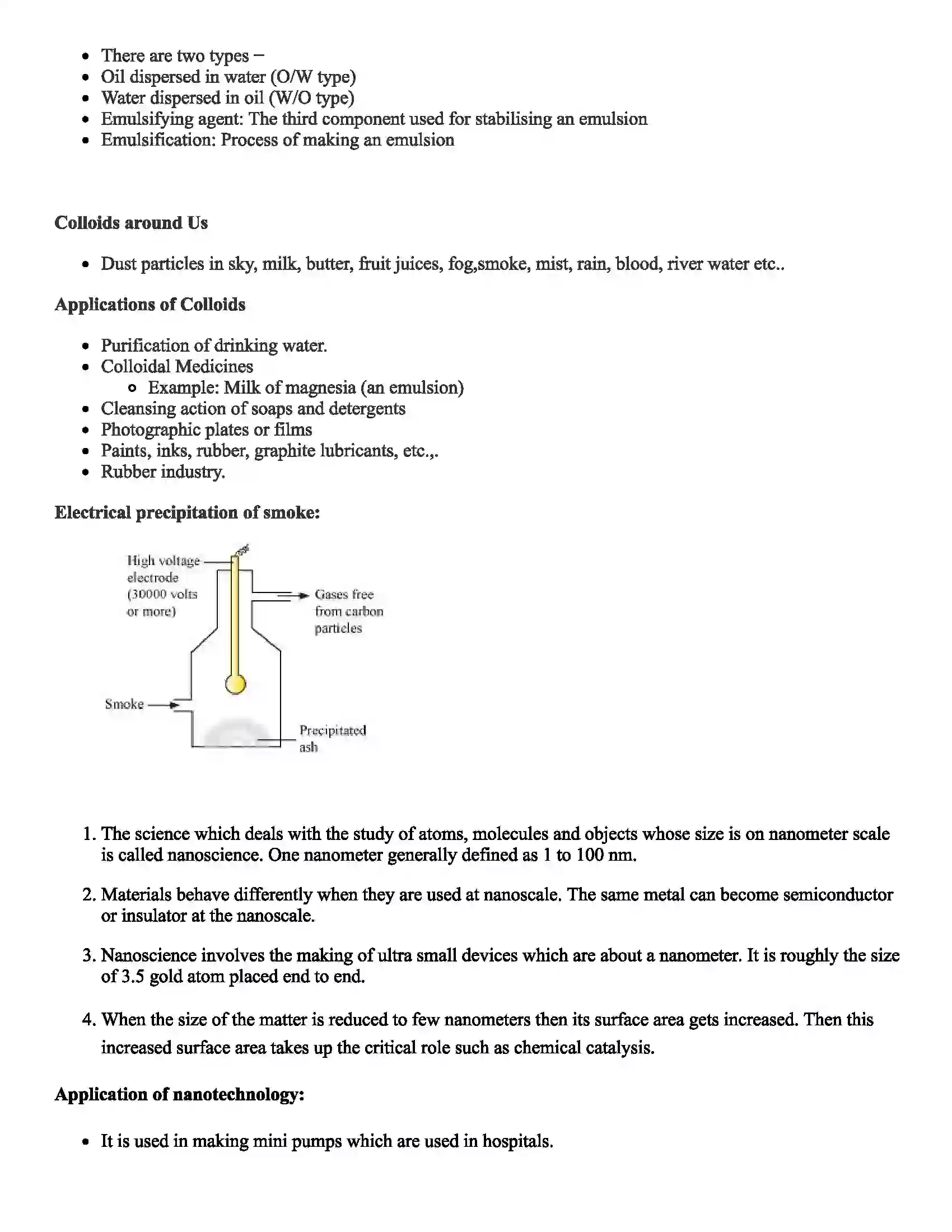 Maharashtra Board Class 11th Chemistry Surface Chemistry Revision Note 5