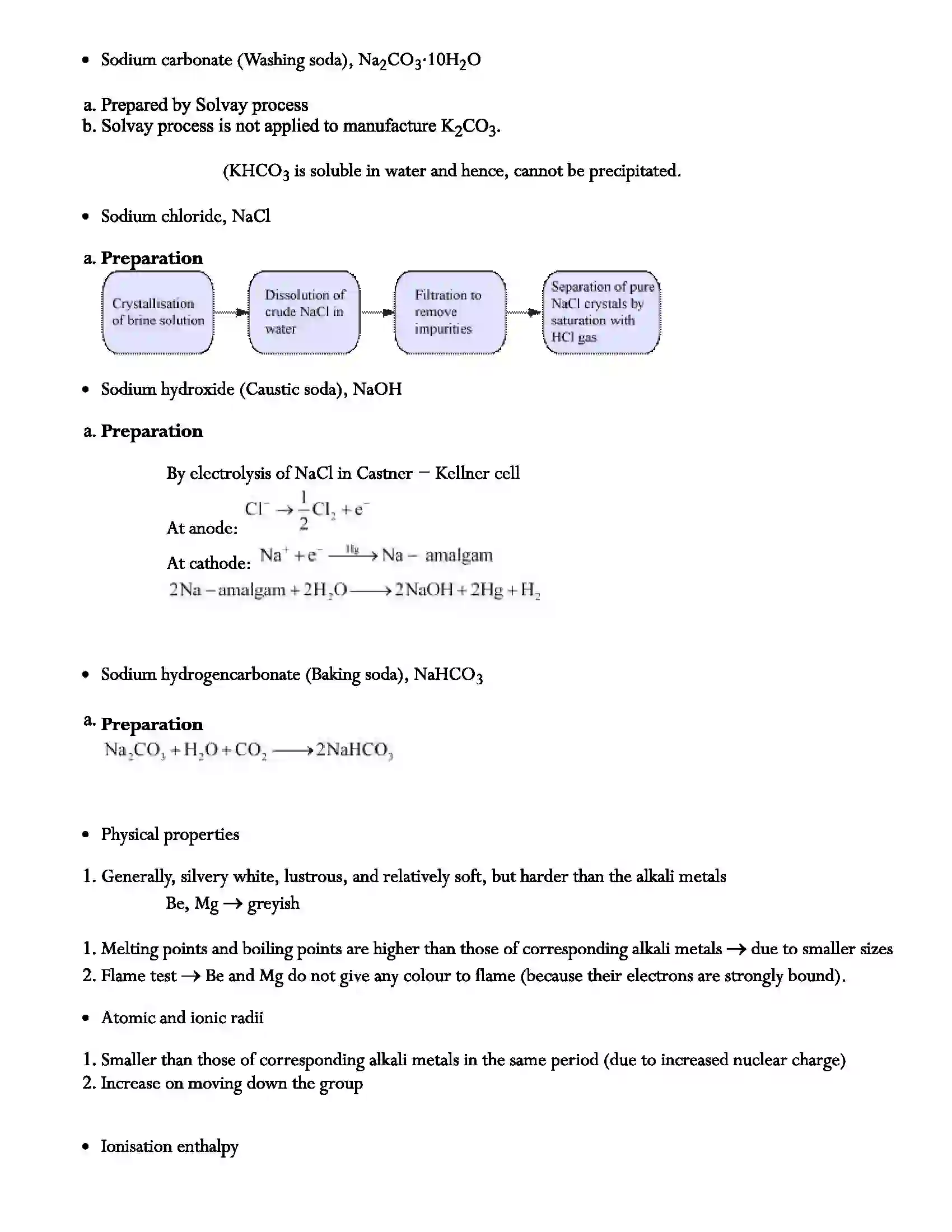 Maharashtra Board Class 11th Chemistry s-Block Elements Revision Note 2