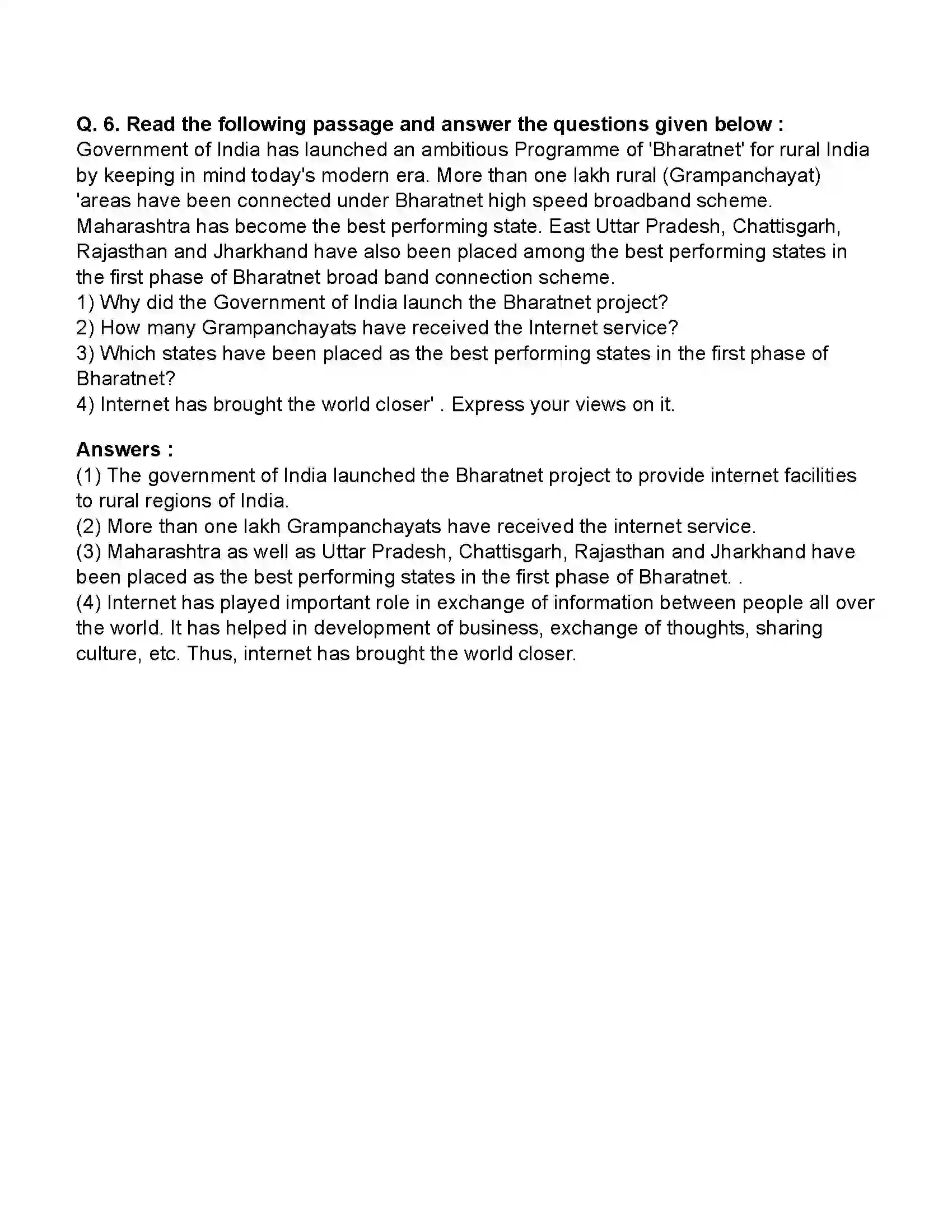 Maharashtra Board Class 11th Economics The Economy of Maharashtra Revision Note 7