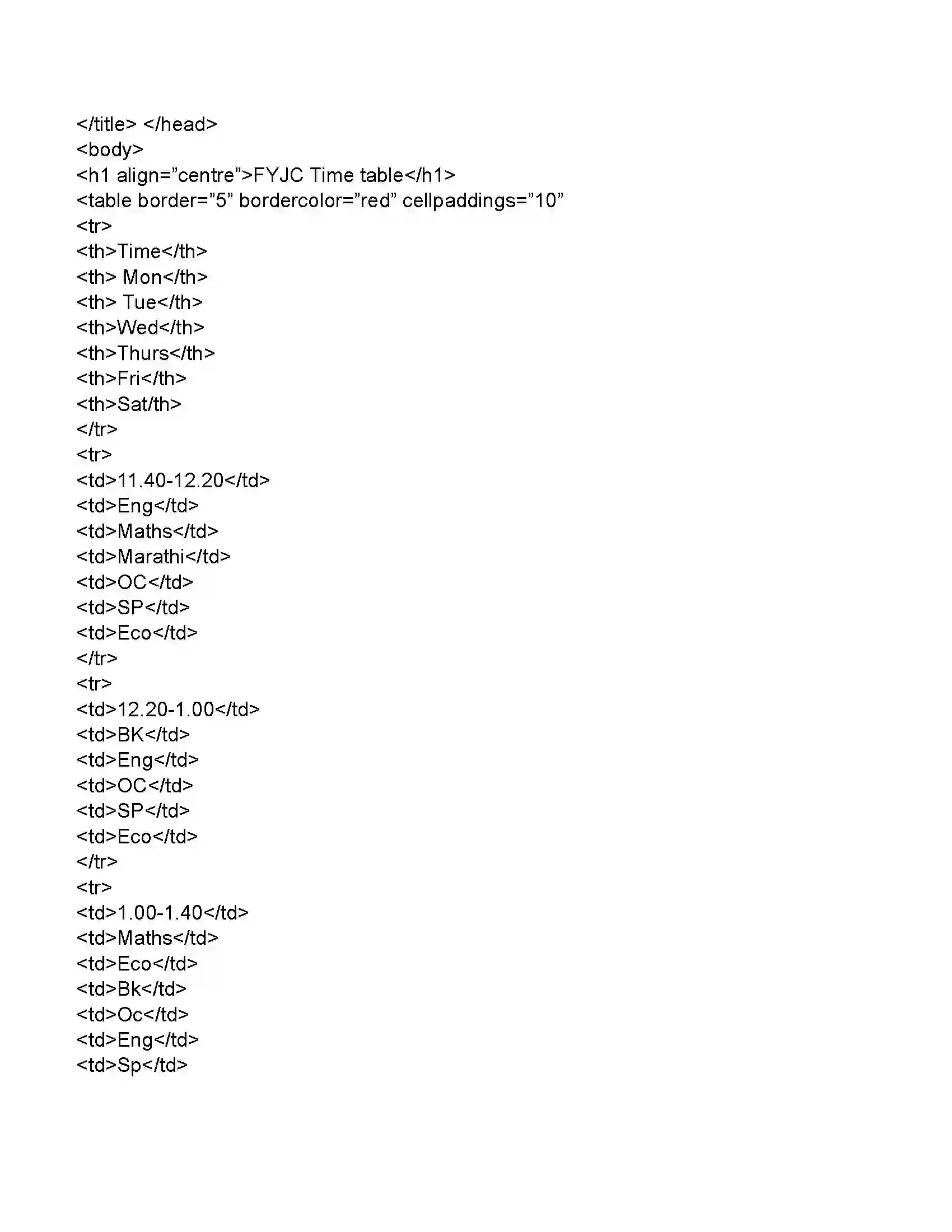 Maharashtra Board Class 11th Information Technology Impressive Web Designing Revision Note 8