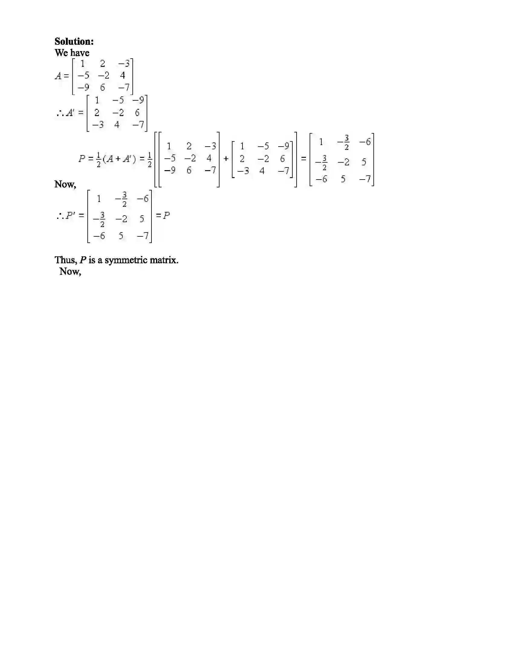 Maharashtra Board Class 11th Mathematics Matrices Revision Note 5