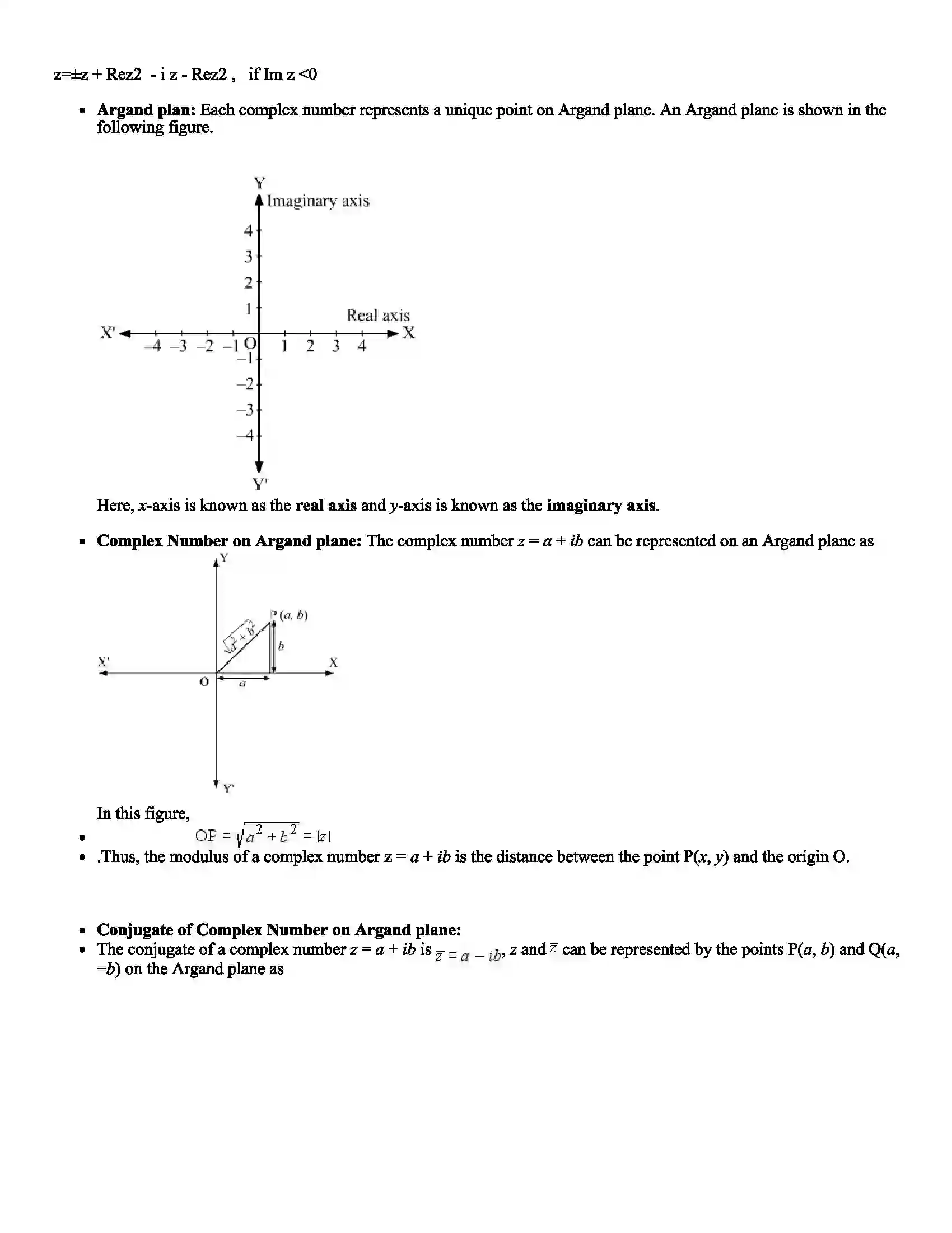 Maharashtra Board Class 11th Mathematics Part - II Complex Numbers Revision Note 4