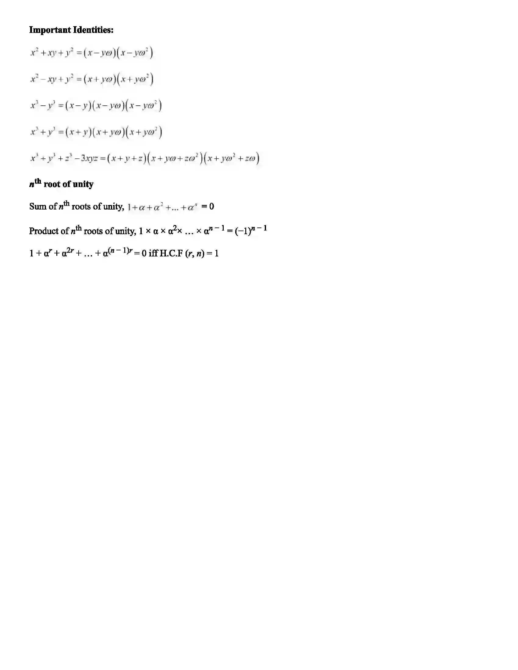 Maharashtra Board Class 11th Mathematics Part - II Complex Numbers Revision Note 7