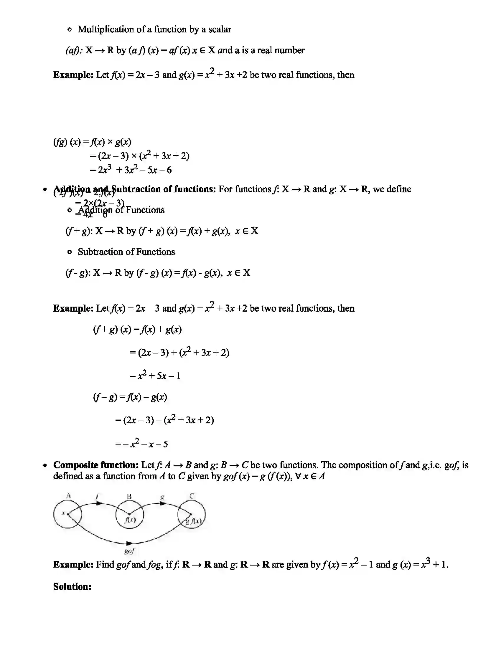 Maharashtra Board Class 11th Mathematics Part - II Sets, Relations and Functions Revision Note 13