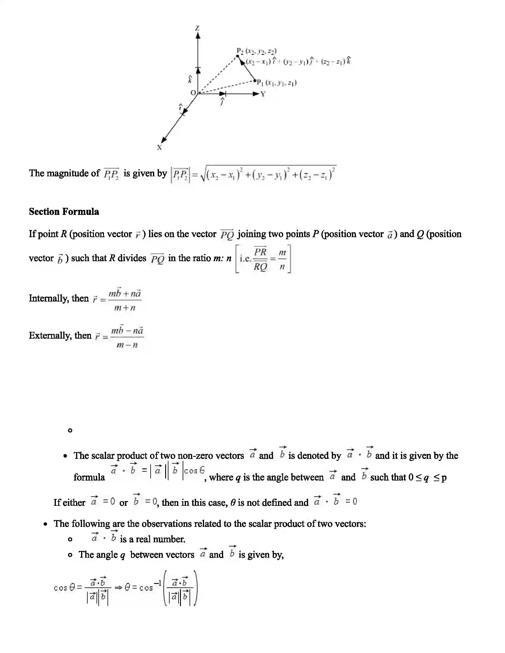 Maharashtra Board Class 11th Mathematics Vectors Revision Note 6