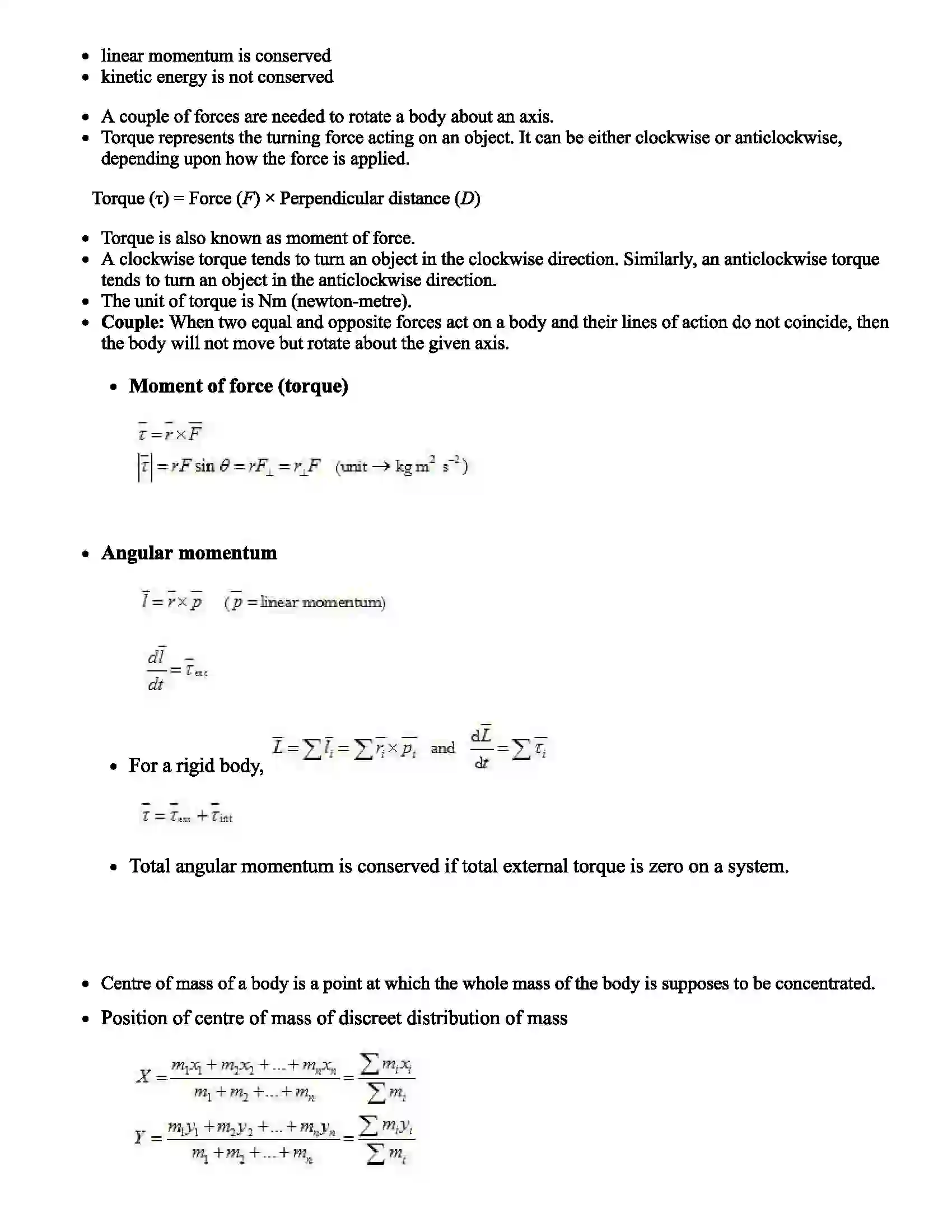 Maharashtra Board Class 11th Physics Force Revision Note 5