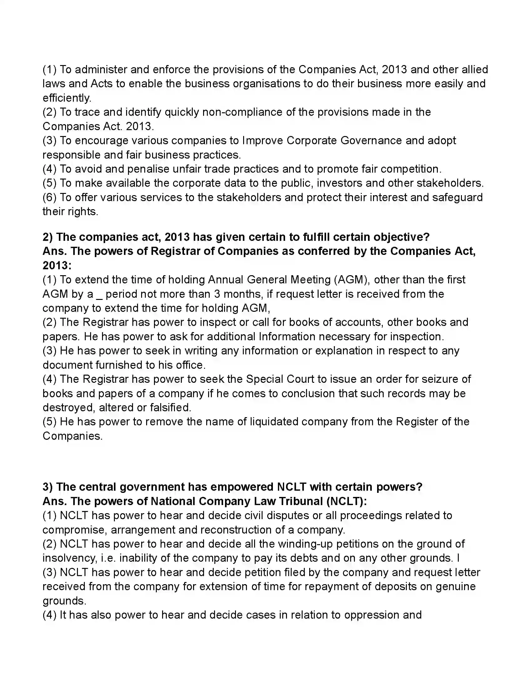 Maharashtra Board Class 11th Secretarial Practice Correspondence With Statutory Authorities Revision Note 8