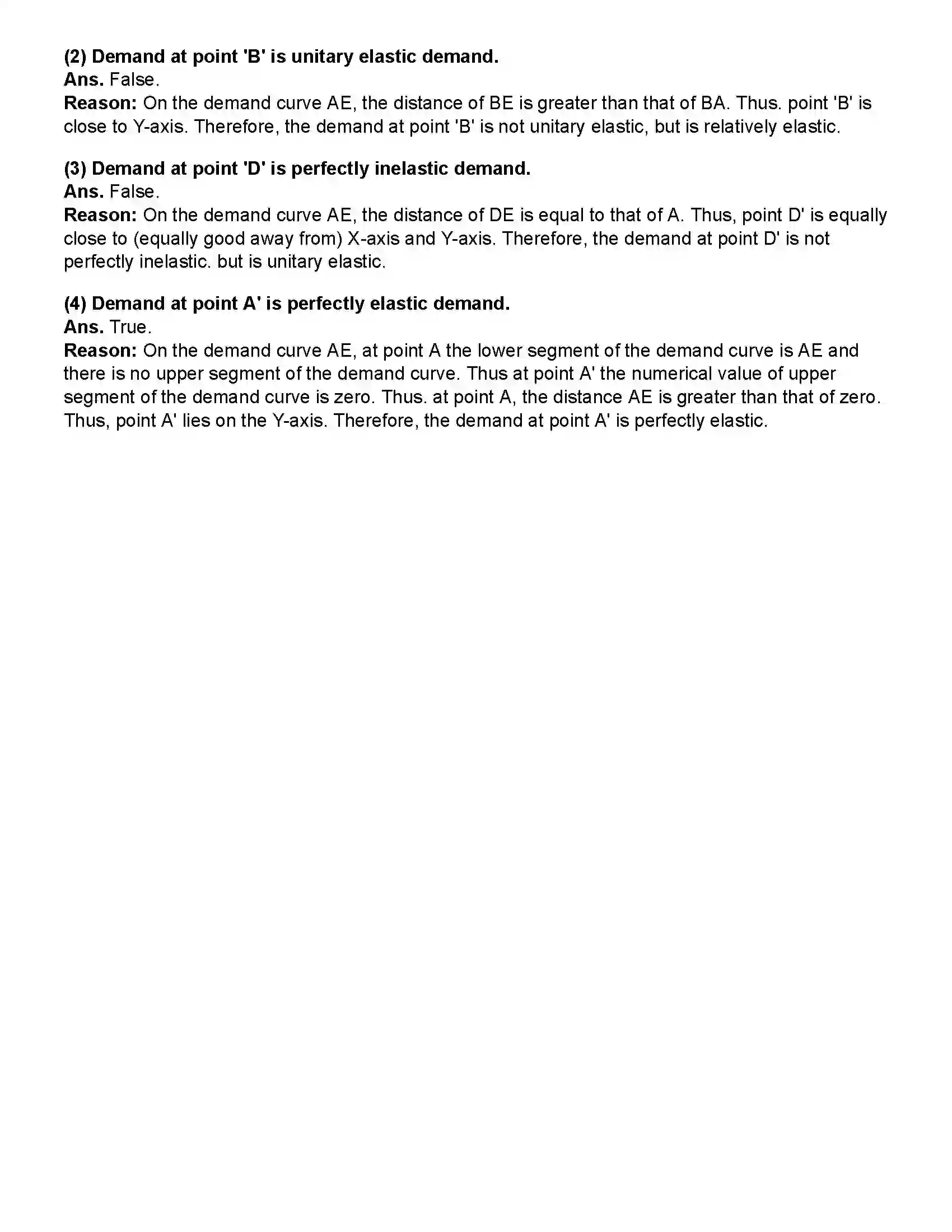 Maharashtra Board Class 12th Economics Elasticity of Demand Revision Note 8