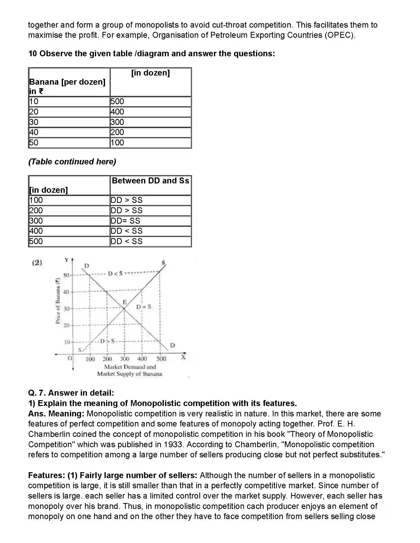 Maharashtra Board Class 12th Economics Forms of Market Revision Note 3