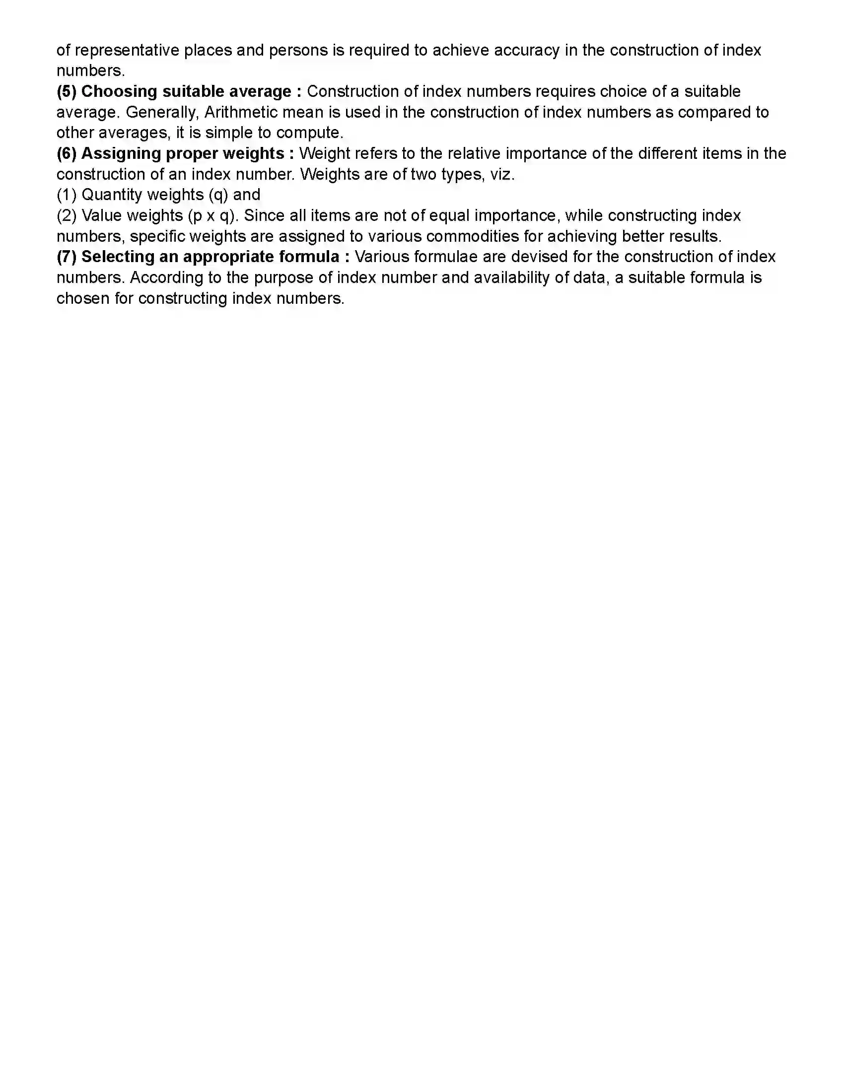 Maharashtra Board Class 12th Economics Index Numbers Revision Note 11