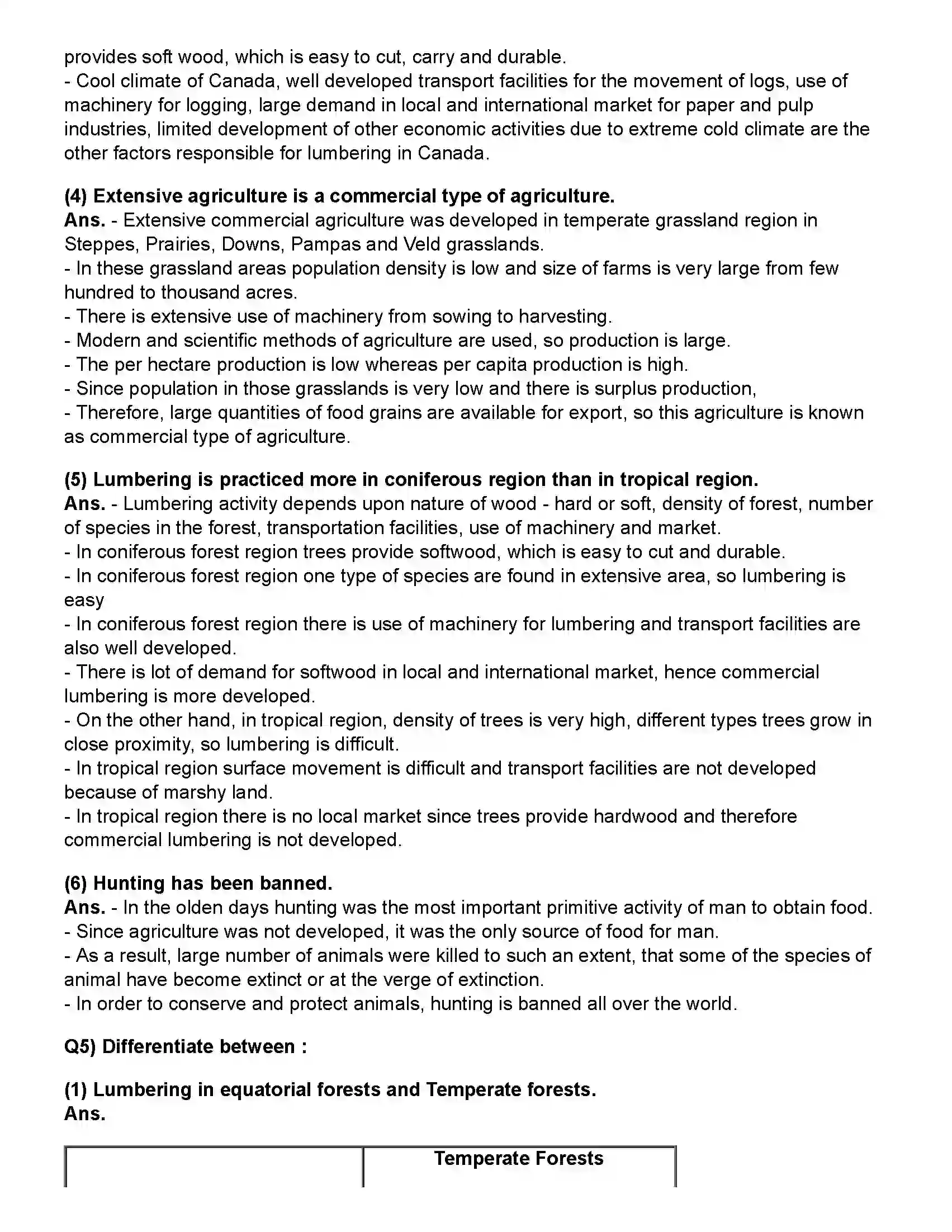 Maharashtra Board Class 12th Geography Primary Economic Activities Revision Note 4