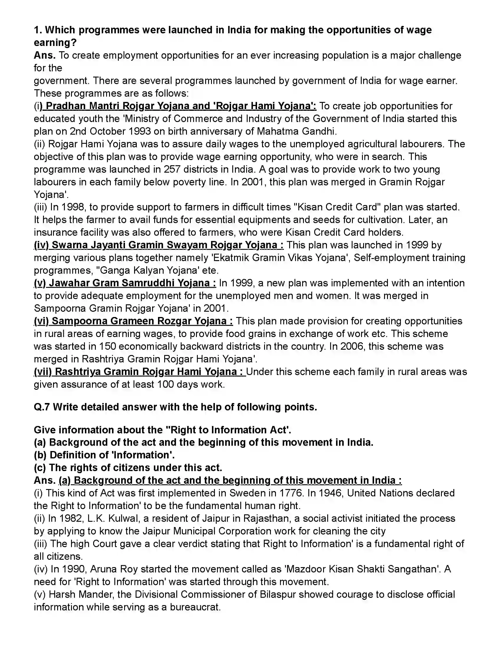 Maharashtra Board Class 12th History India Transformed - Part I Revision Note 4