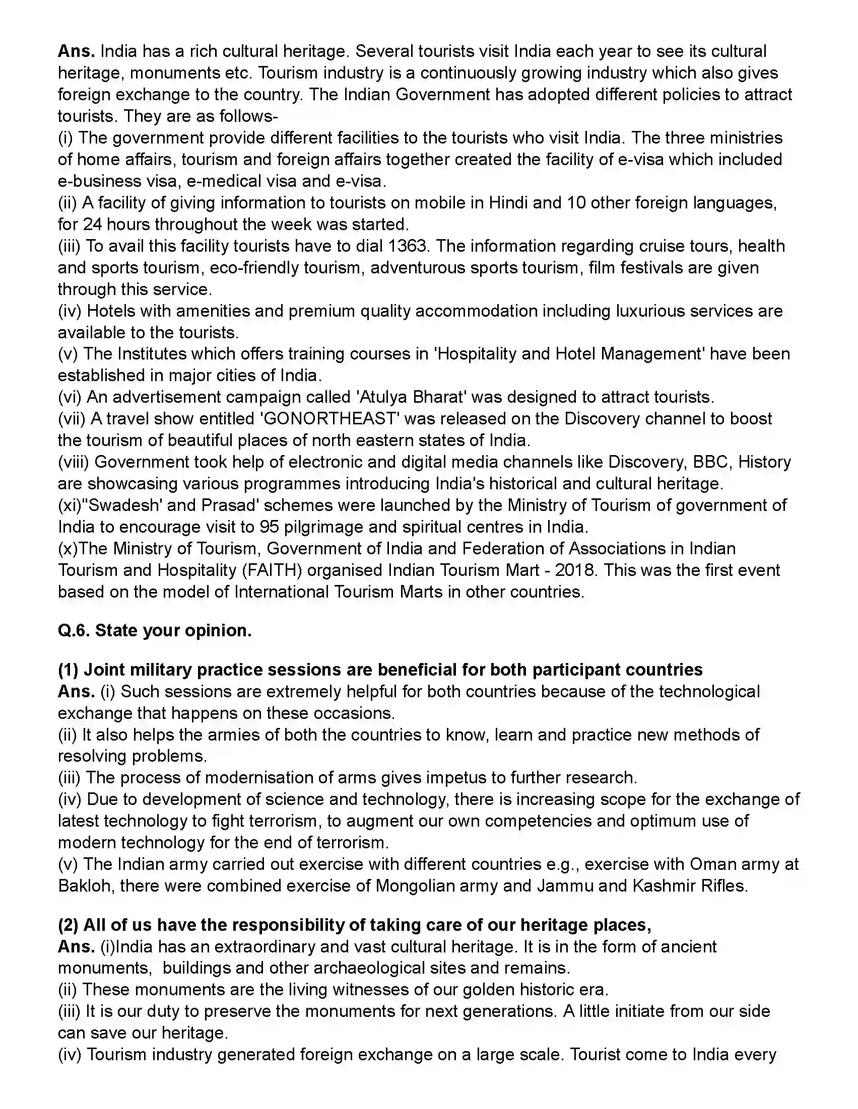 Maharashtra Board Class 12th History India Transformed - Part II Revision Note 5