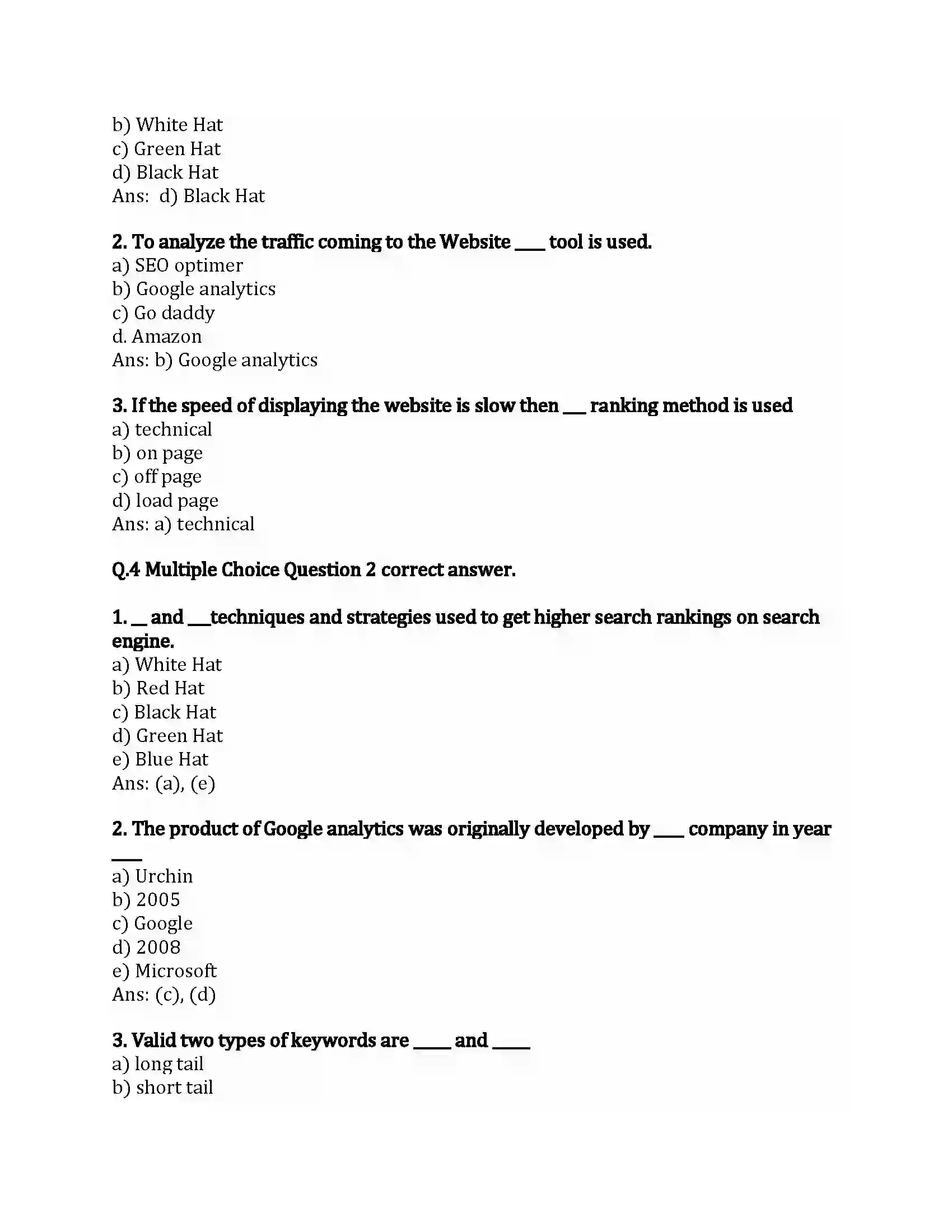 Maharashtra Board Class 12th Infromation Technology Digital Marketing Revision Note 2