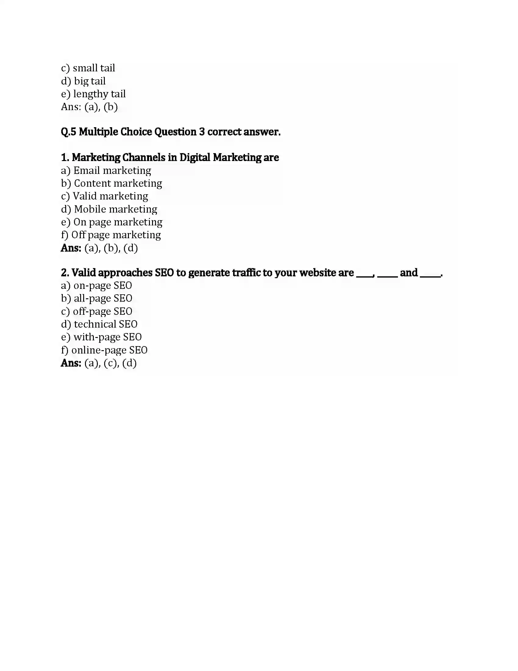 Maharashtra Board Class 12th Infromation Technology Digital Marketing Revision Note 3