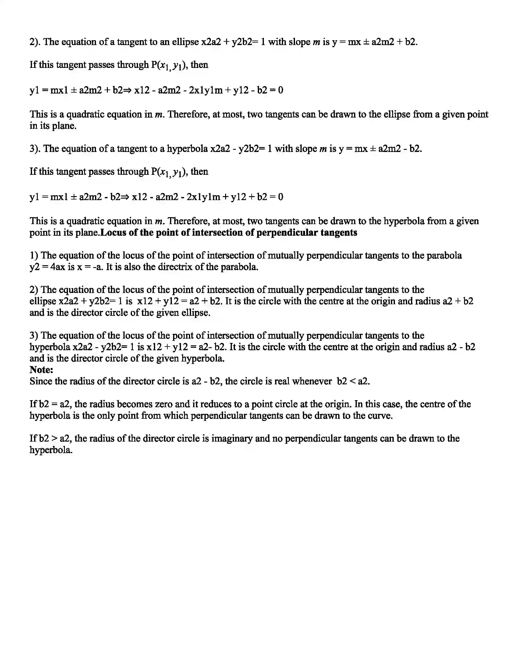 Maharashtra Board Class 12th Mathematics Conics Revision Note 5