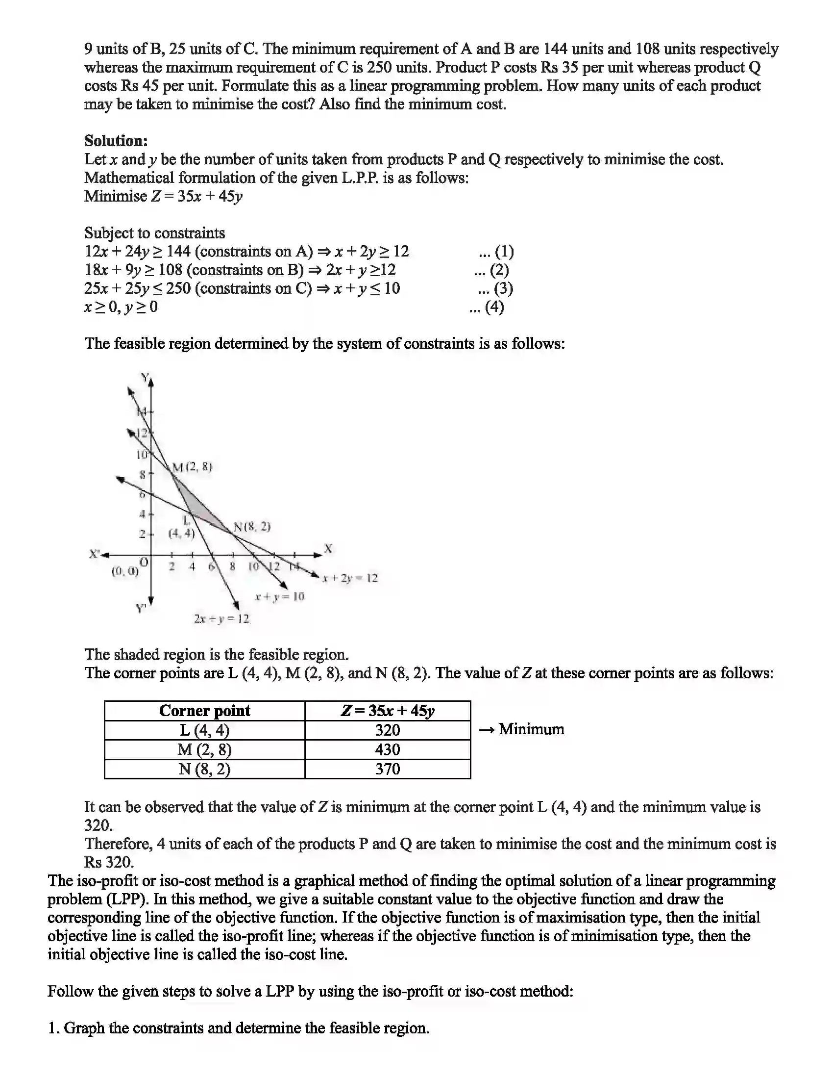 Maharashtra Board Class 12th Mathematics Linear Programming Revision Note 3
