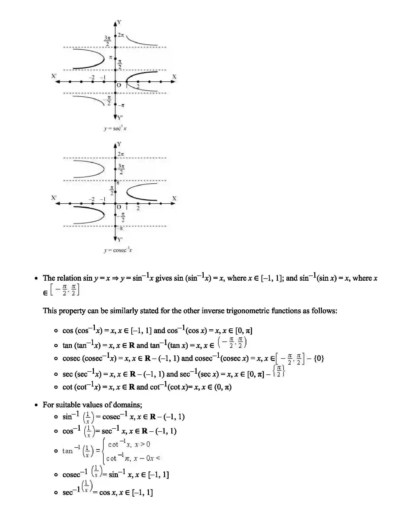 Maharashtra Board Class 12th Mathematics Part - I Trigonometric Functions Revision Note 10