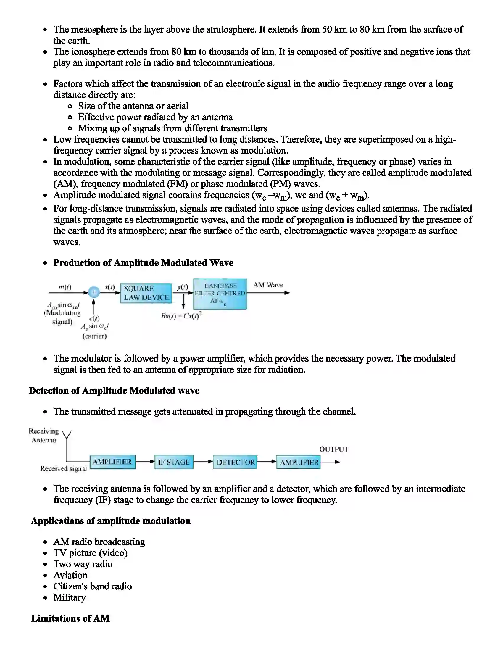Maharashtra Board Class 12th Physics Communication Systems Revision Note 2