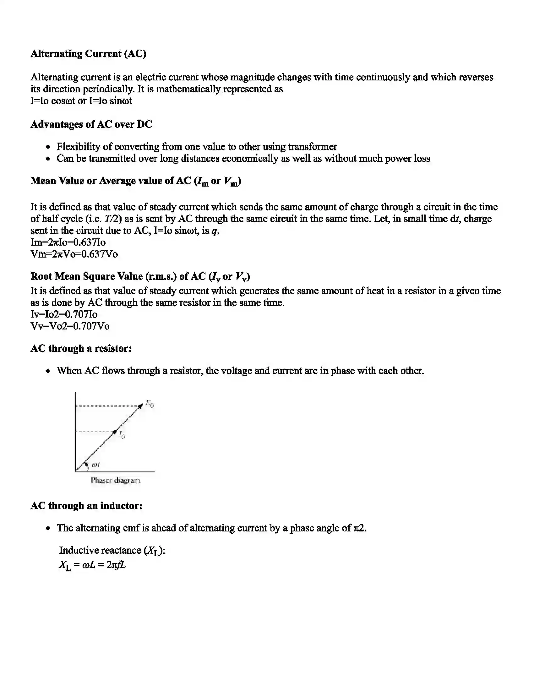 Maharashtra Board Class 12th Physics Electromagnetic Induction Revision Note 4